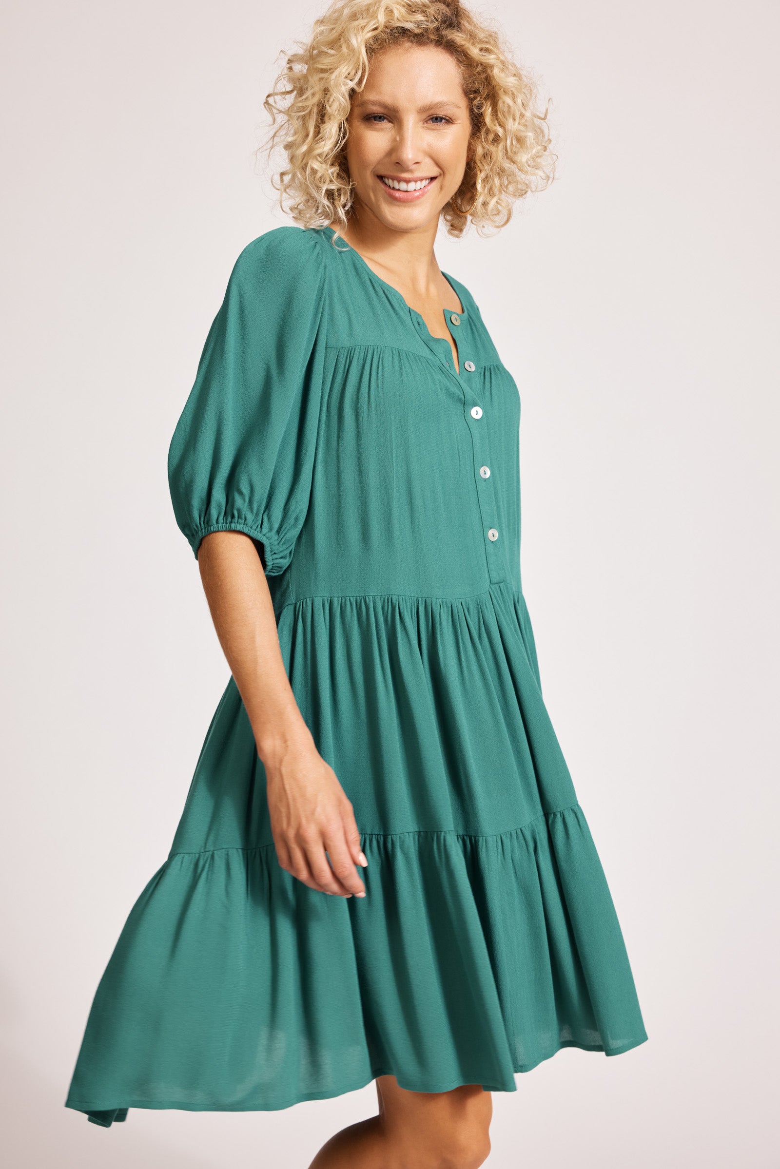 Alegria Midi Dress - Lagoon
