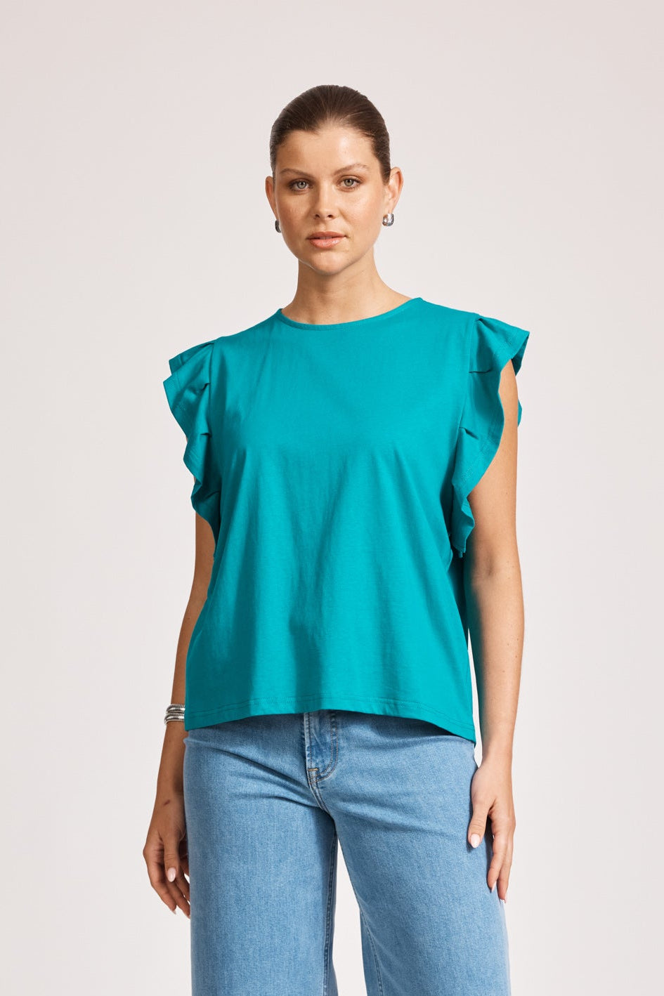 Francia Frill Tank - Lagoon