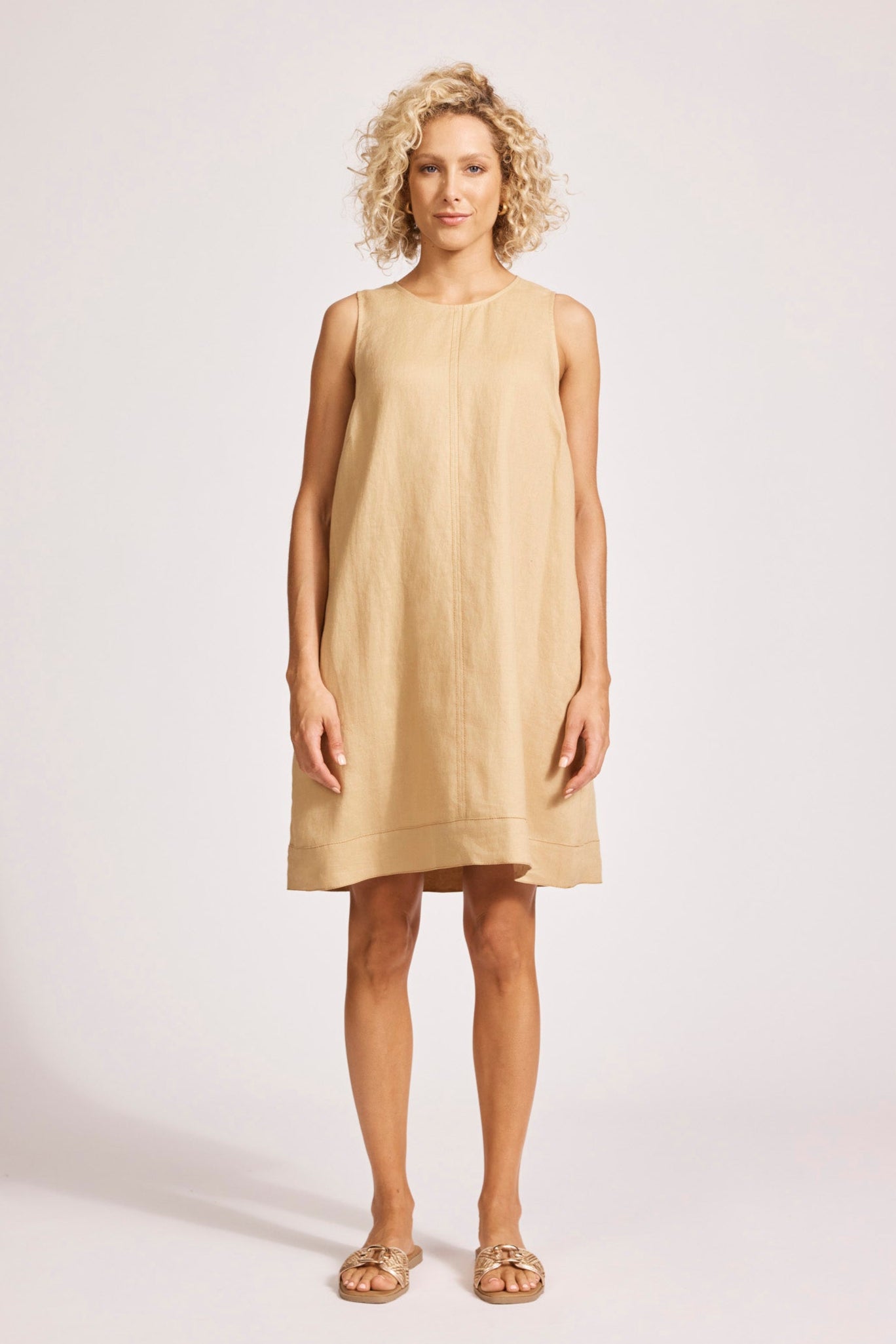 Miramar Tank Dress - Camel