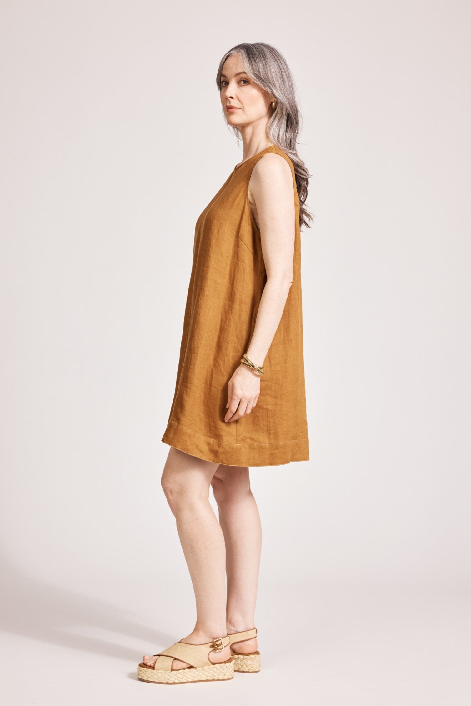 Miramar Tank Dress - Caramel