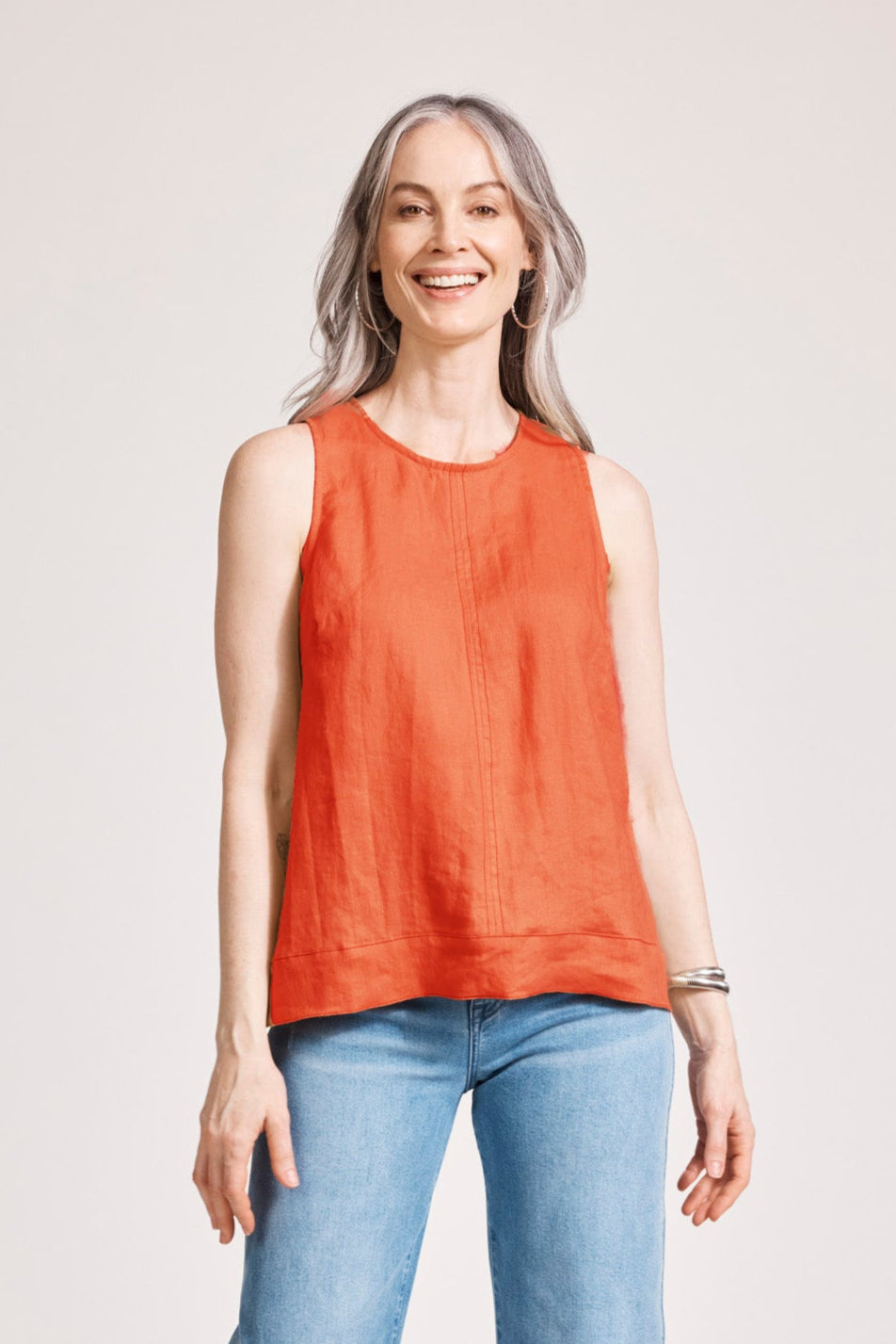 Miramar Tank Top - Coral