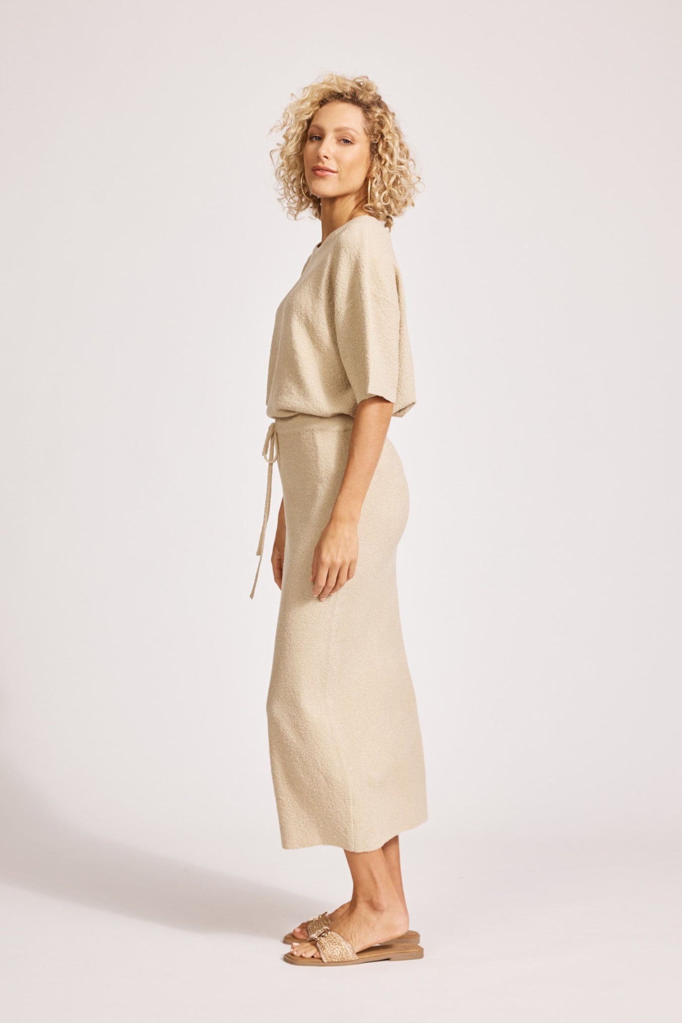 Alcazar Knit Skirt - Clay