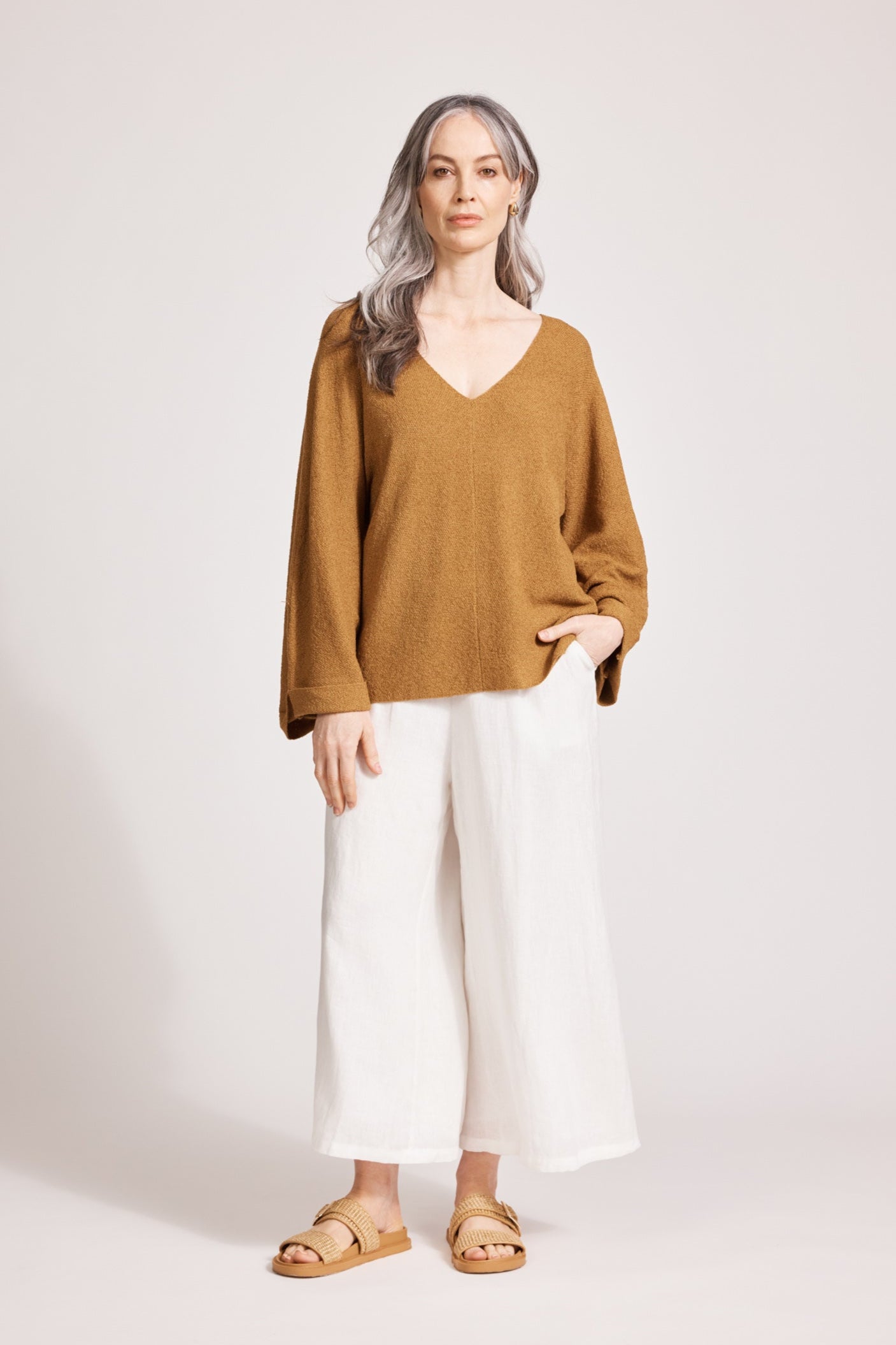 Alcazar Knit Jumper - Maple