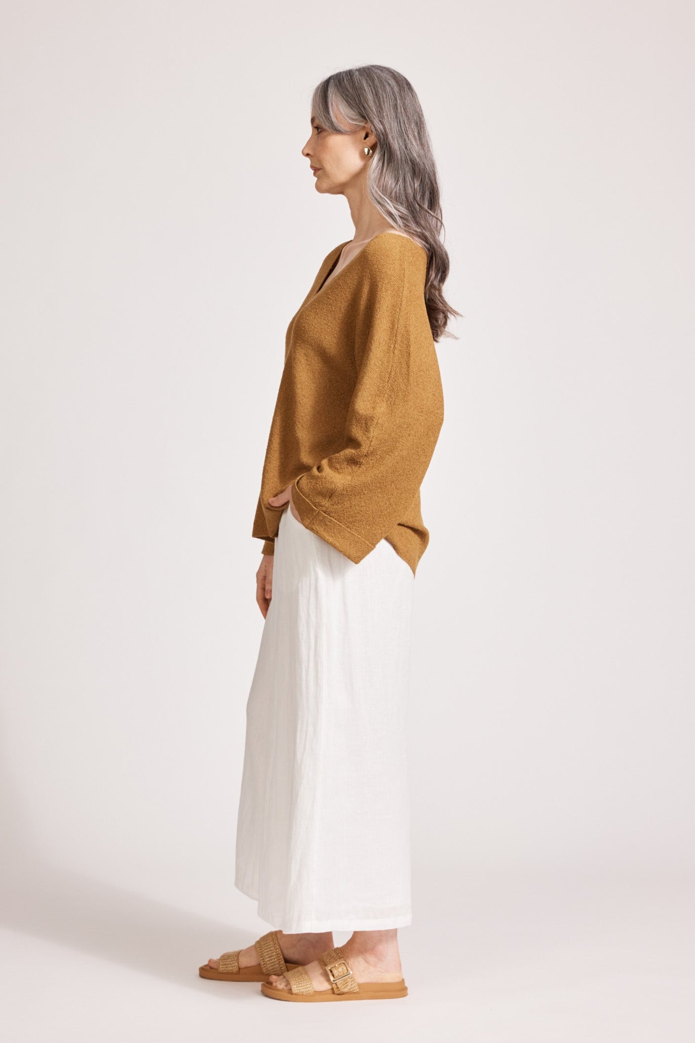 Alcazar Knit Jumper - Maple