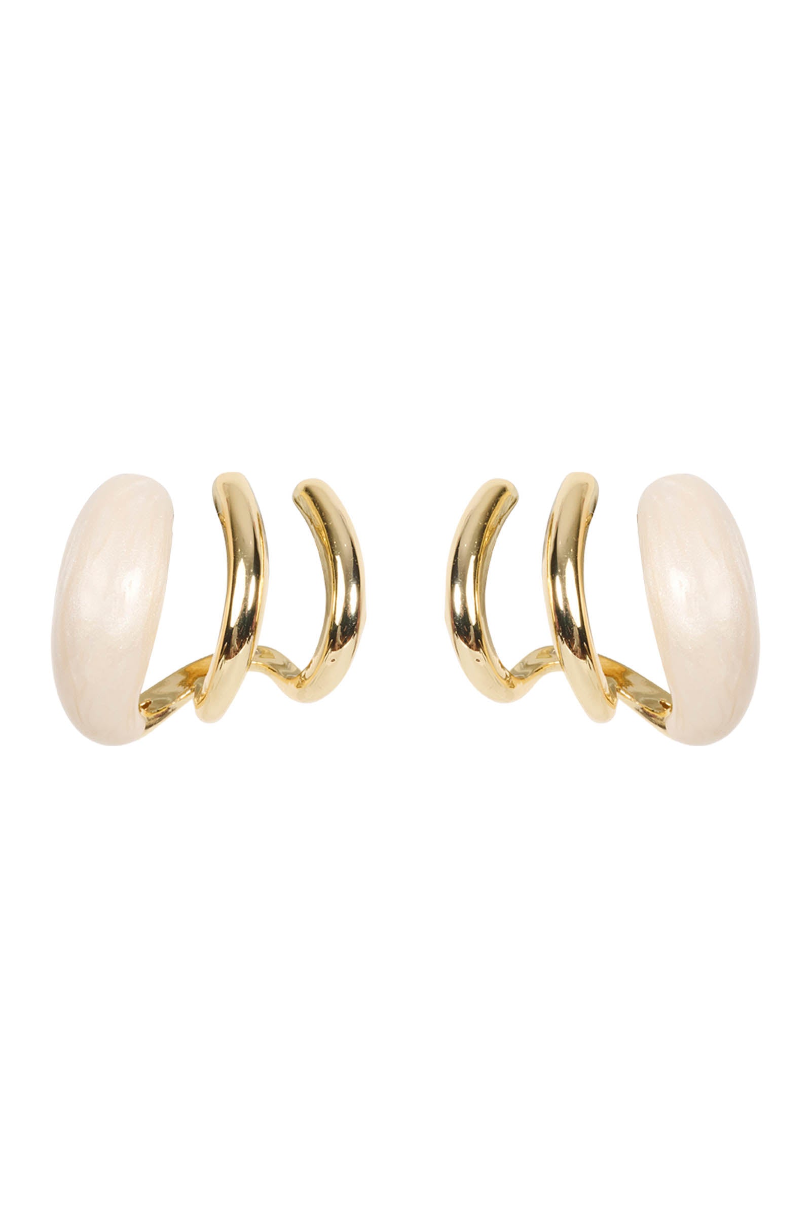 Mira Hoop Earring - Entwined Mix