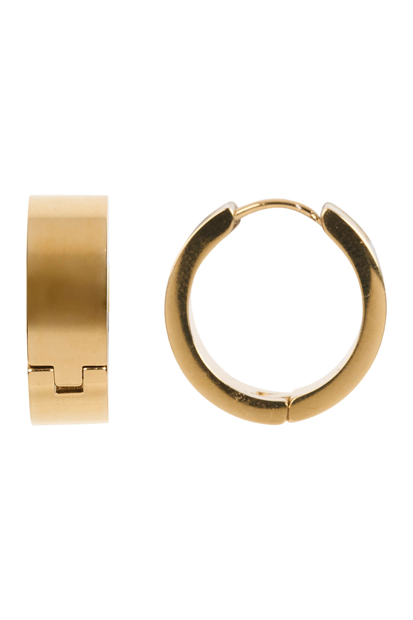 Melenia Earring - Flat Hoop