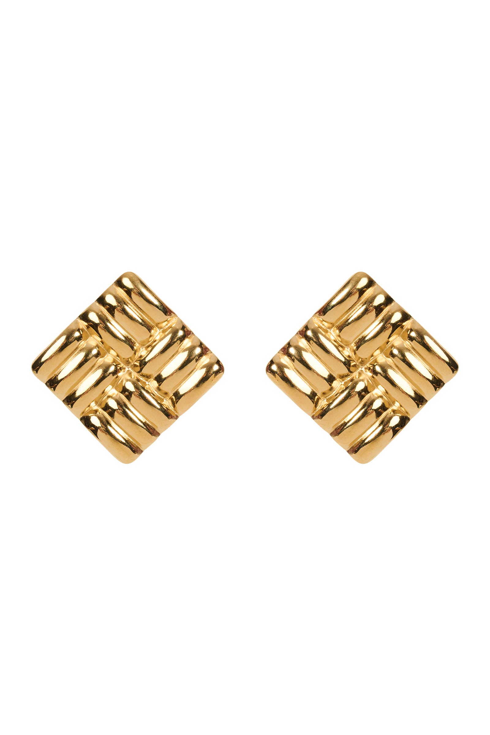 Melenia Clip On Earring - Square Clip