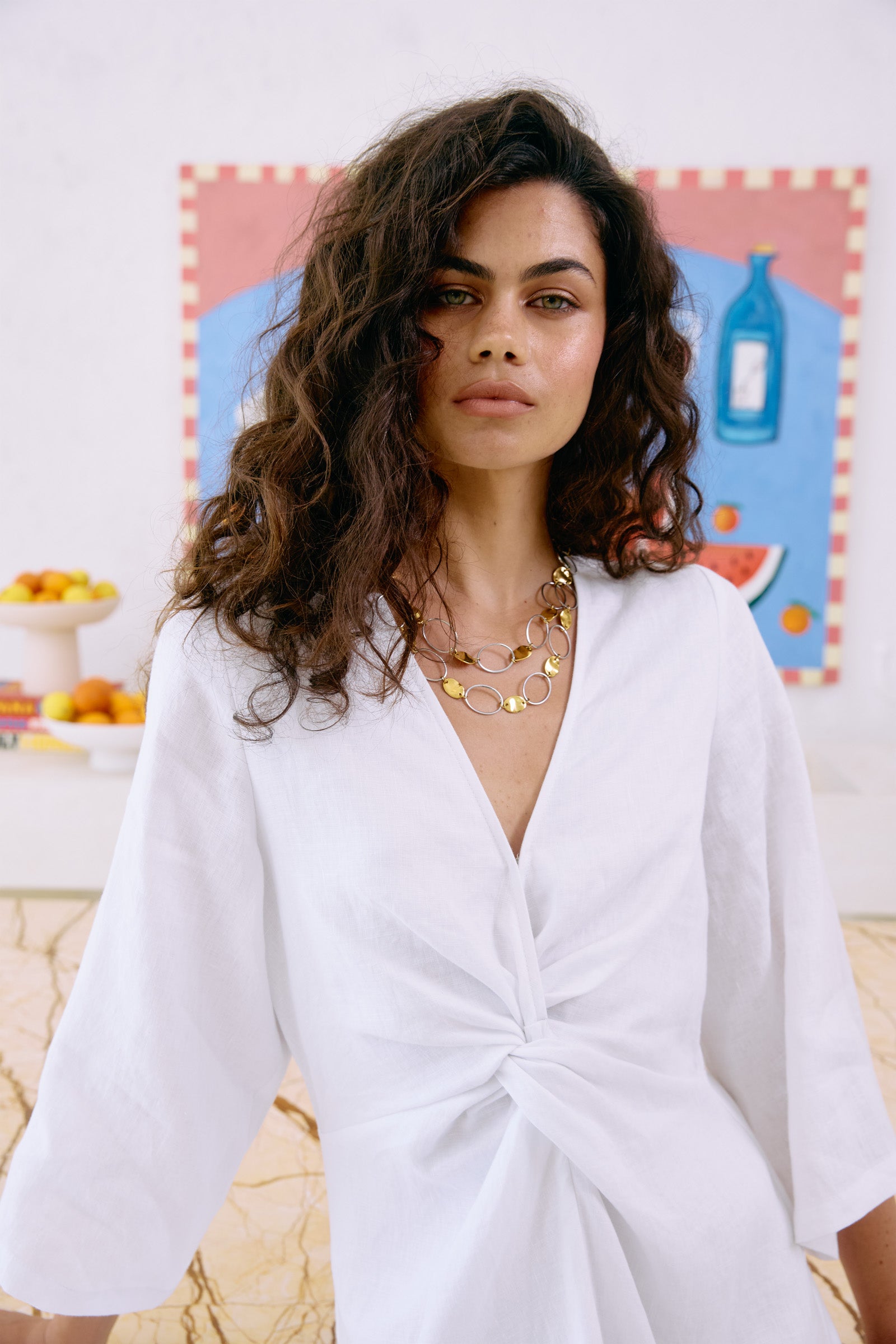 Francia Opera Necklace - Link Mix
