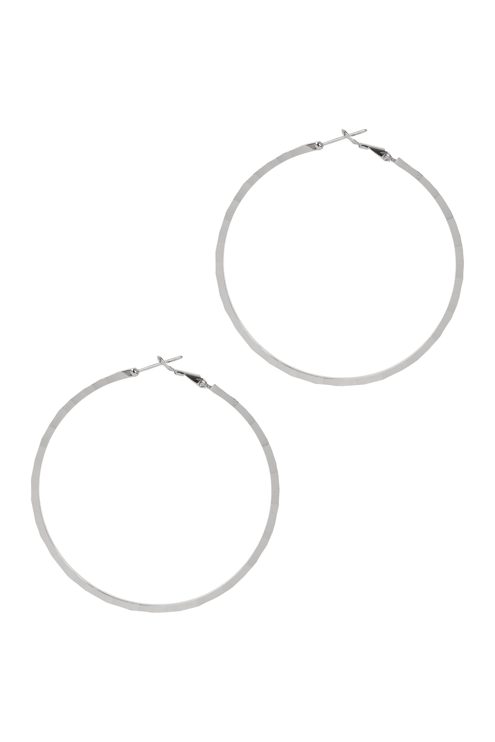 Pena Hoop Earring - Silver