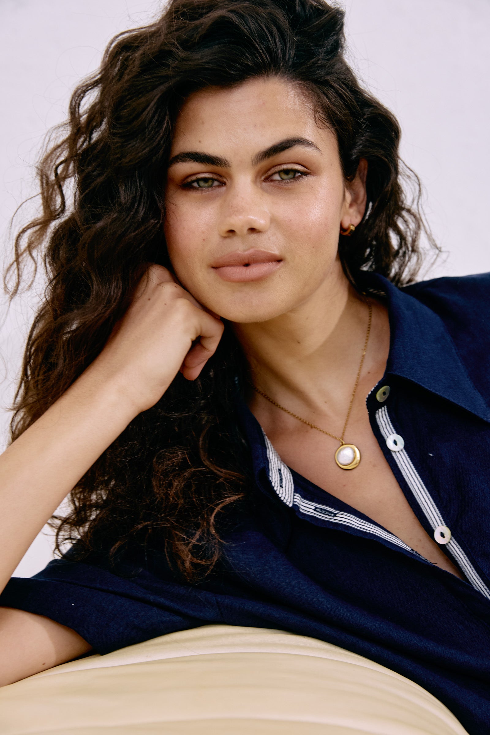 L'Estate Necklace - Pearl Drop