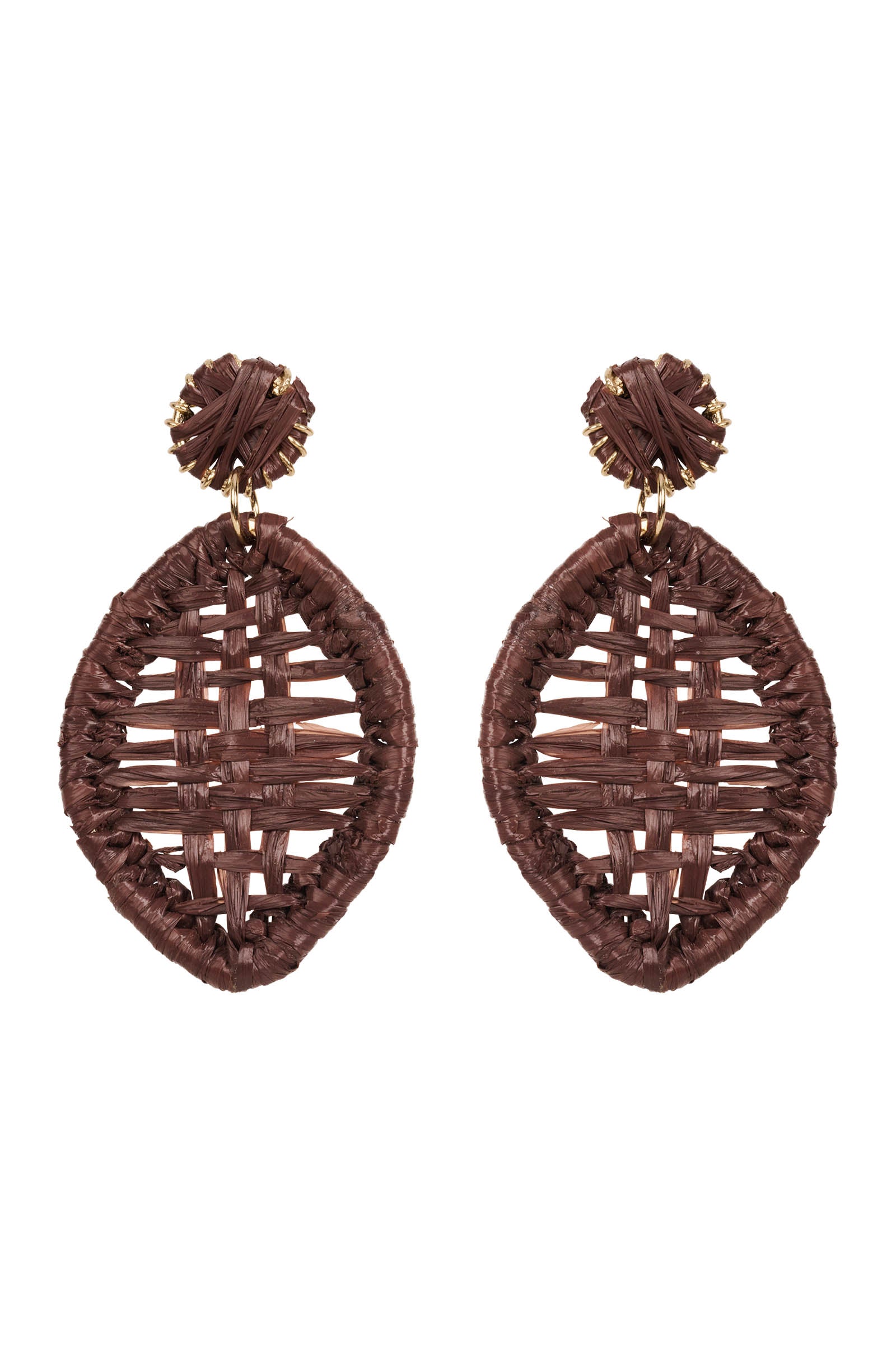 Matera Drop Earring - Choc Tear