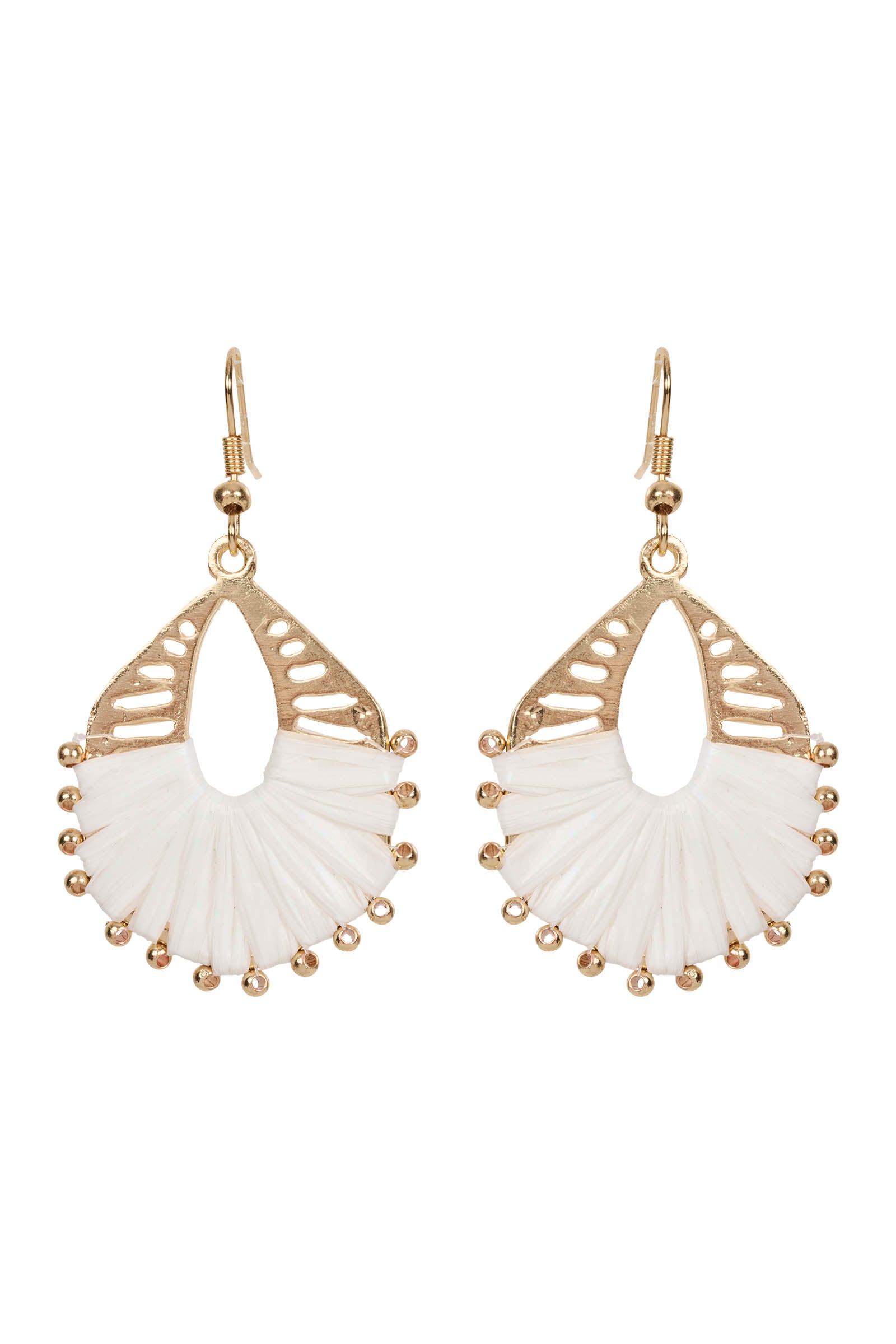 Matera Mix Earring - Gold Weave