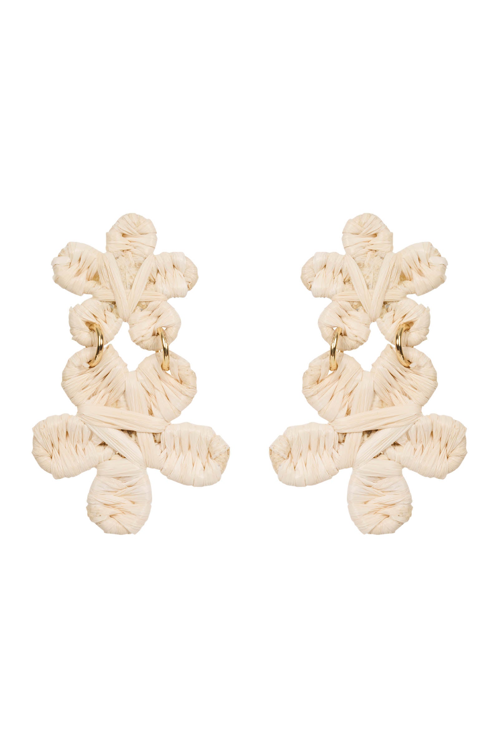 Capri Duo Earring - White