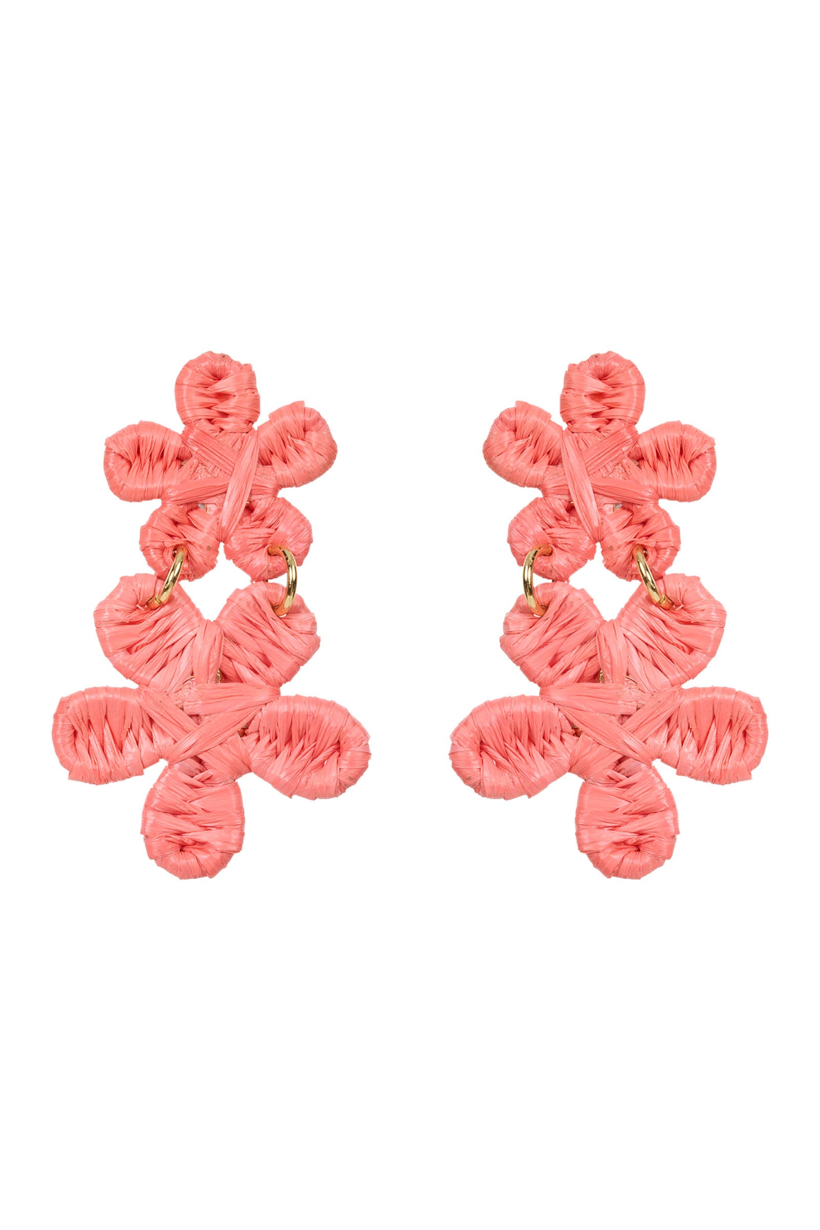 Capri Duo Earring - Coral