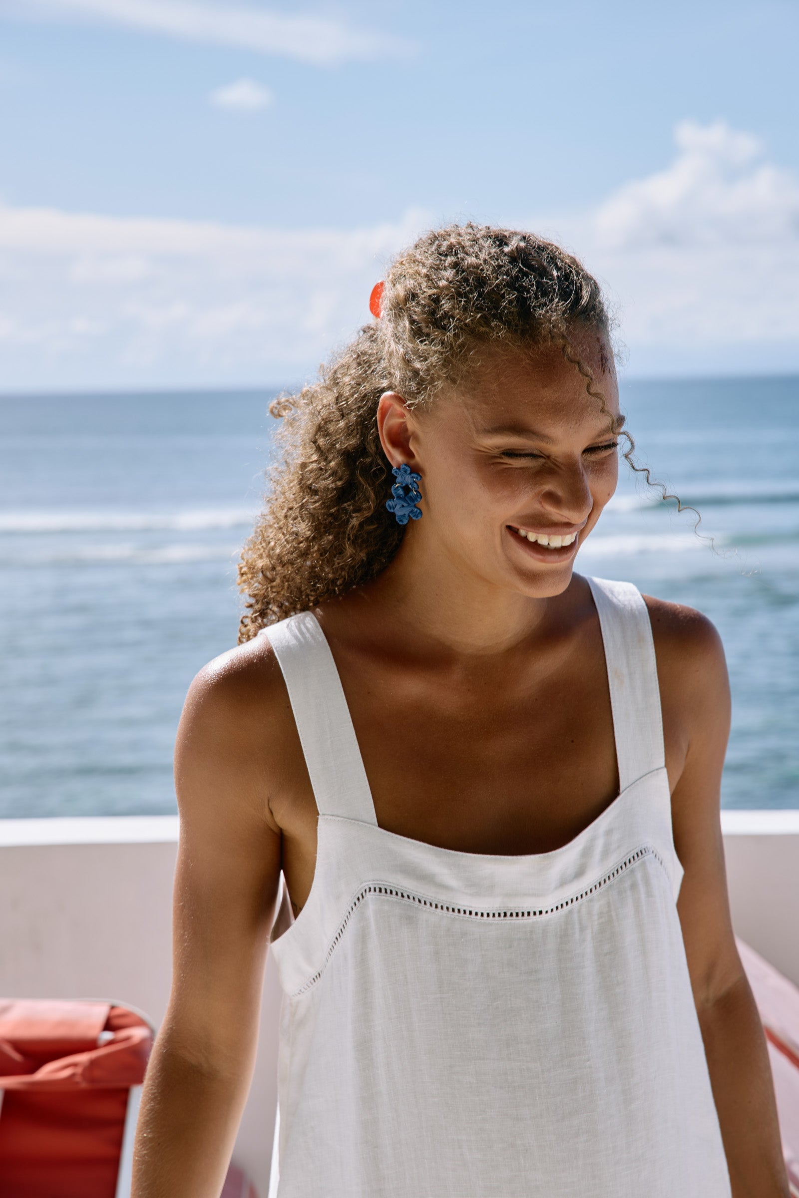 Capri Duo Earring - Aegean