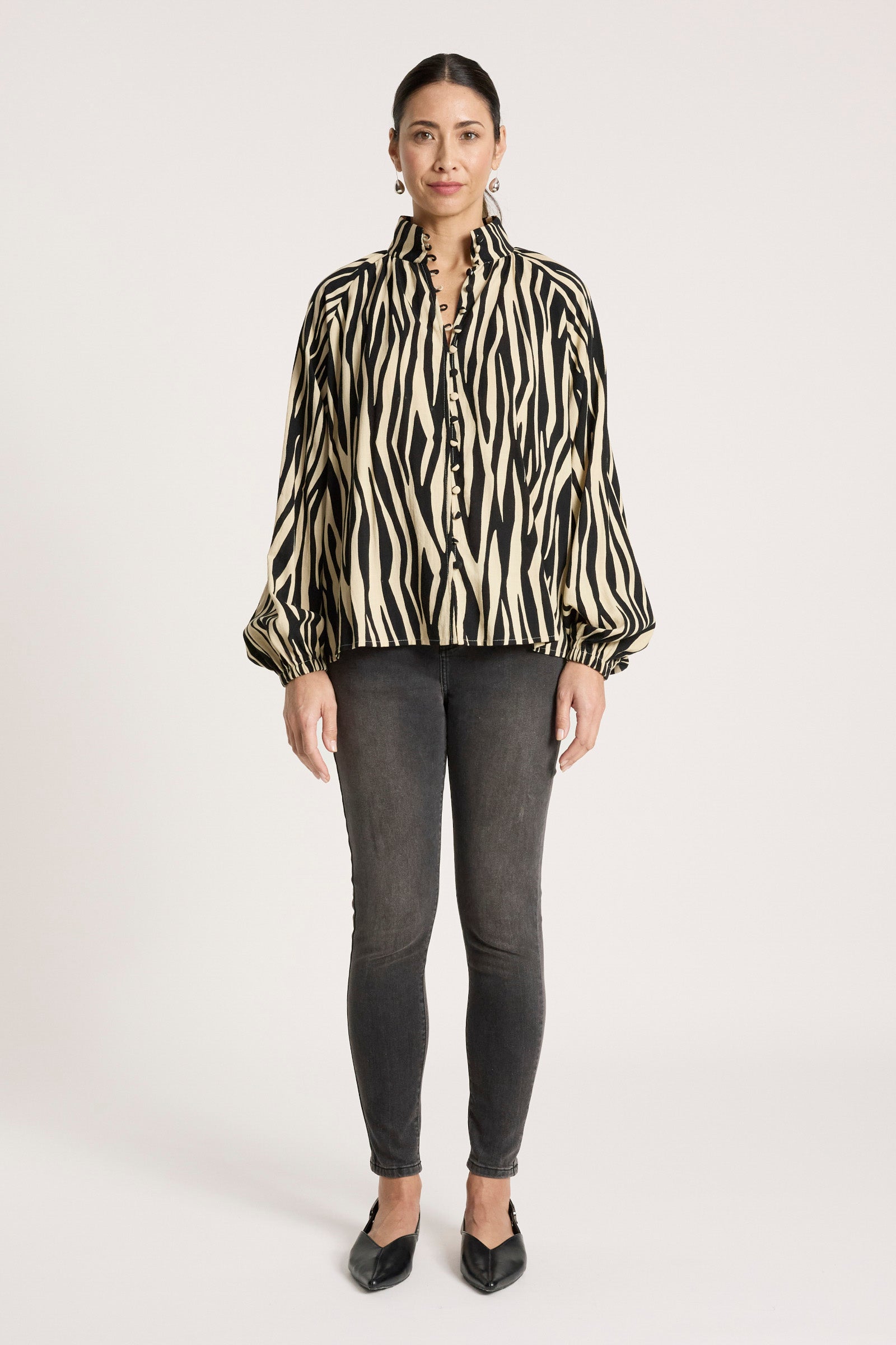 Bajau Button Shirt - Savanna