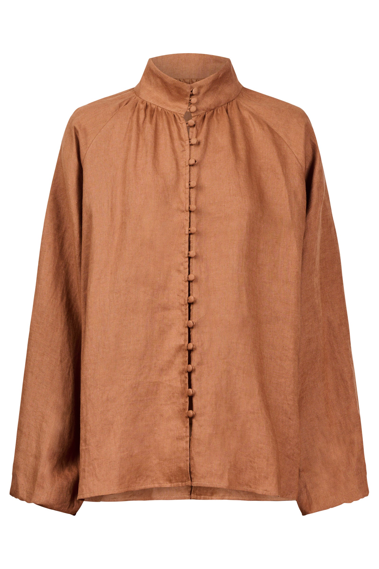 Bajau Button Shirt - Clay