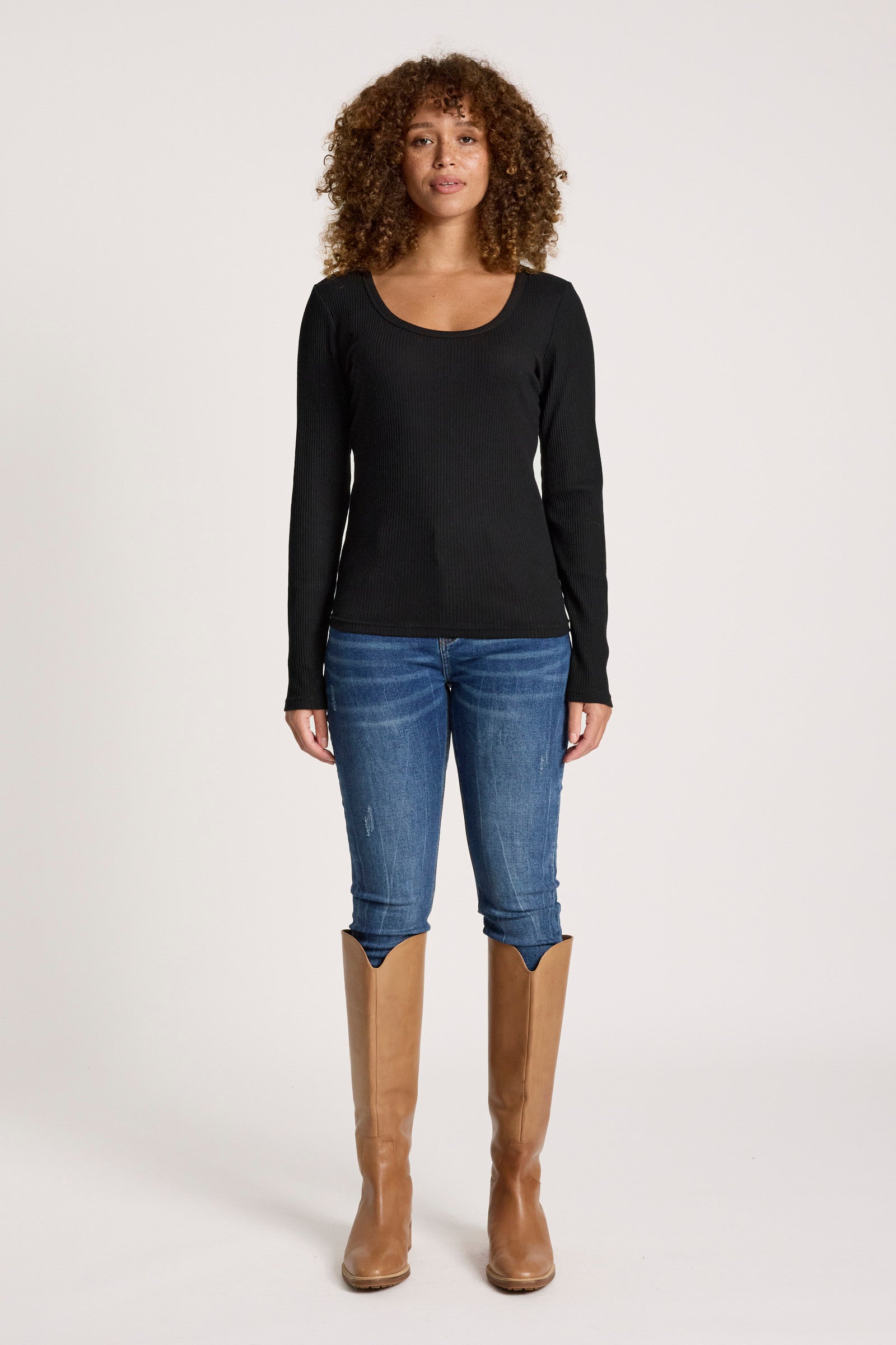 Plage Long Sleeve Tshirt - Black