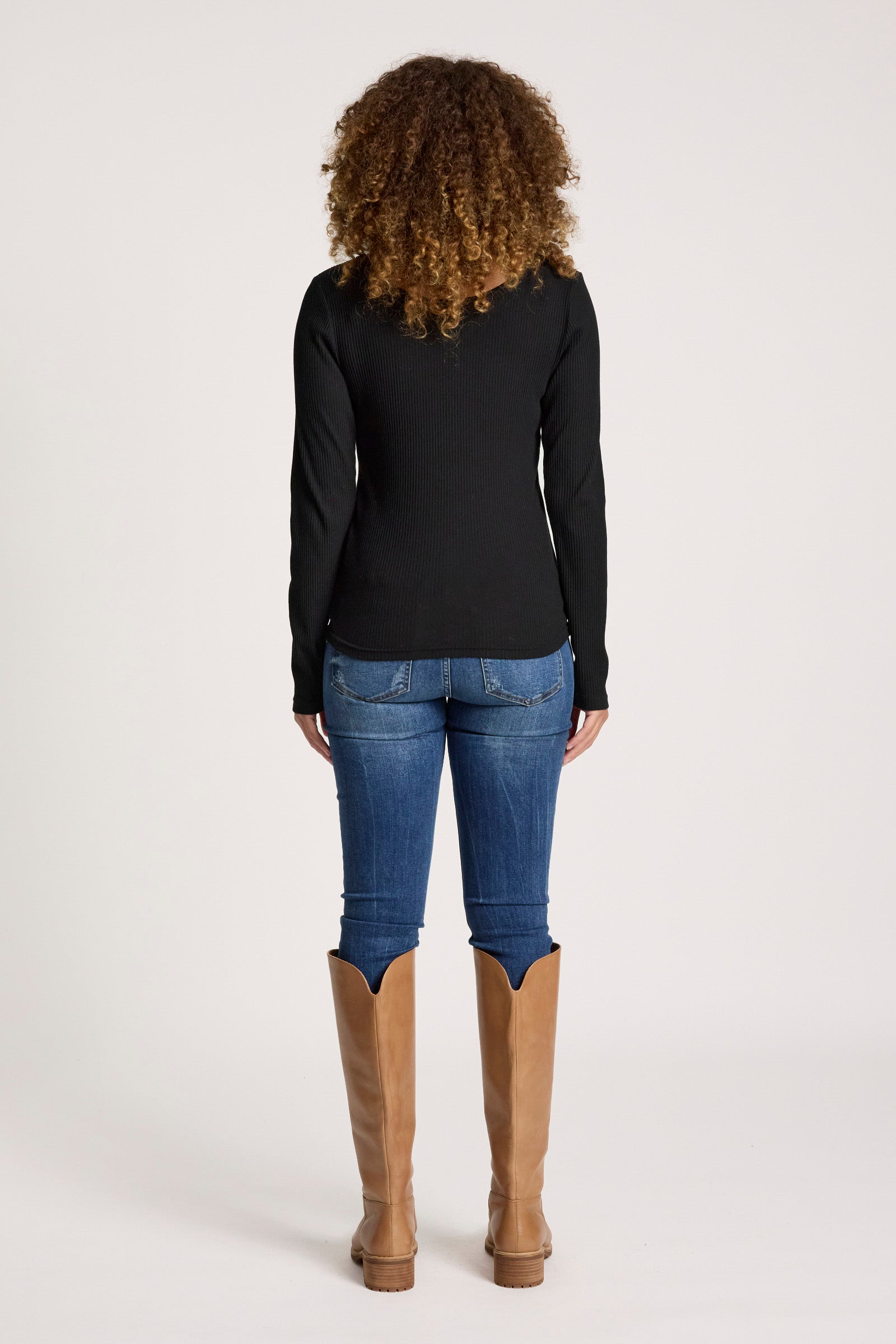 Plage Long Sleeve Tshirt - Black