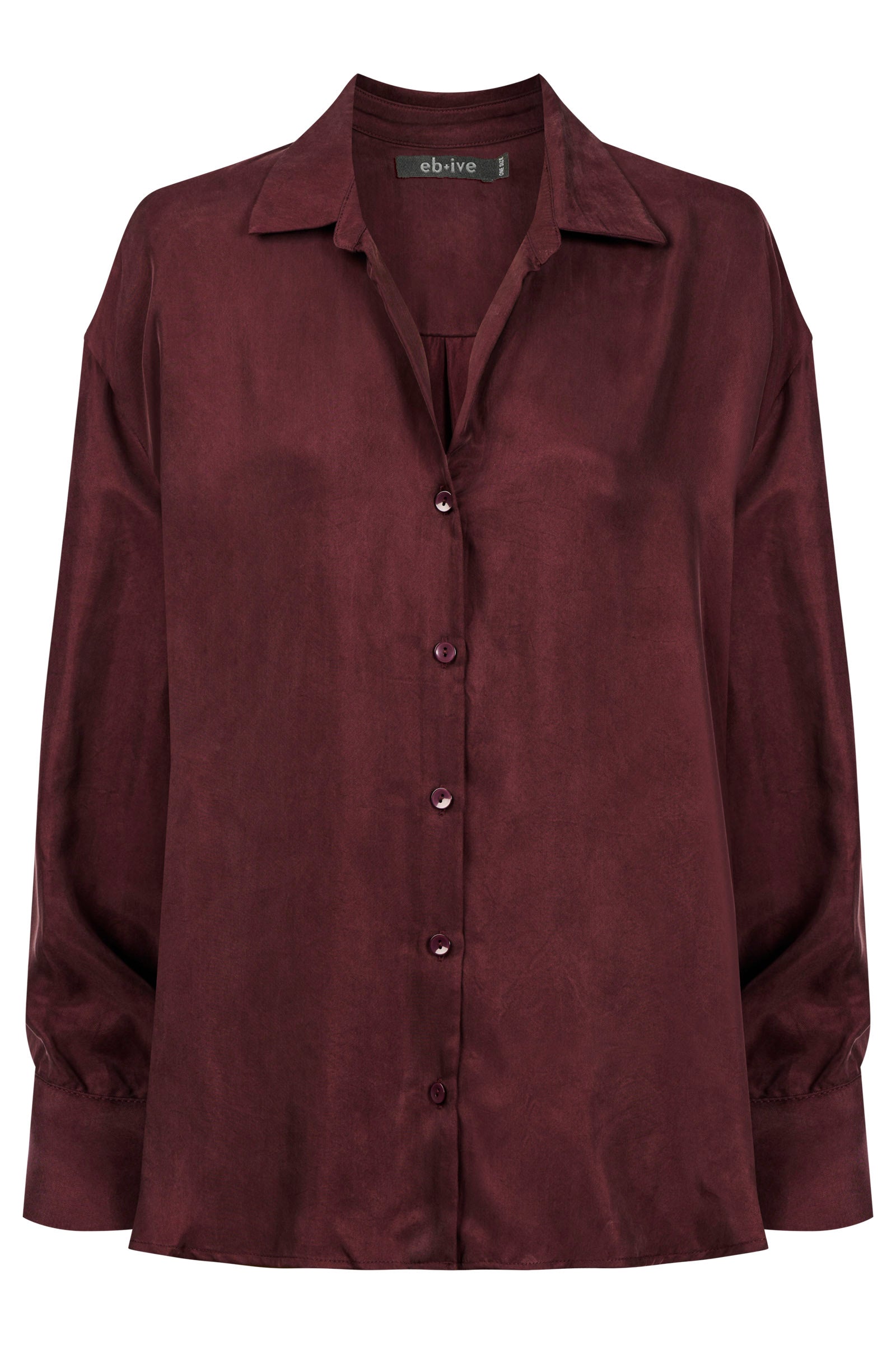 Calista Shirt - Mahogany