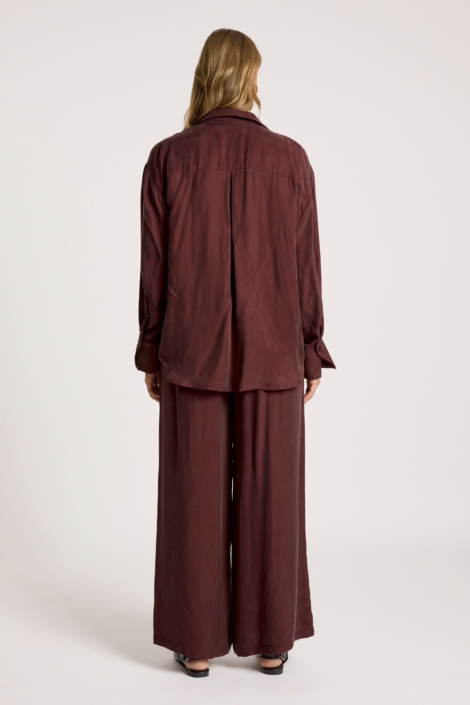 Calista Shirt - Mahogany