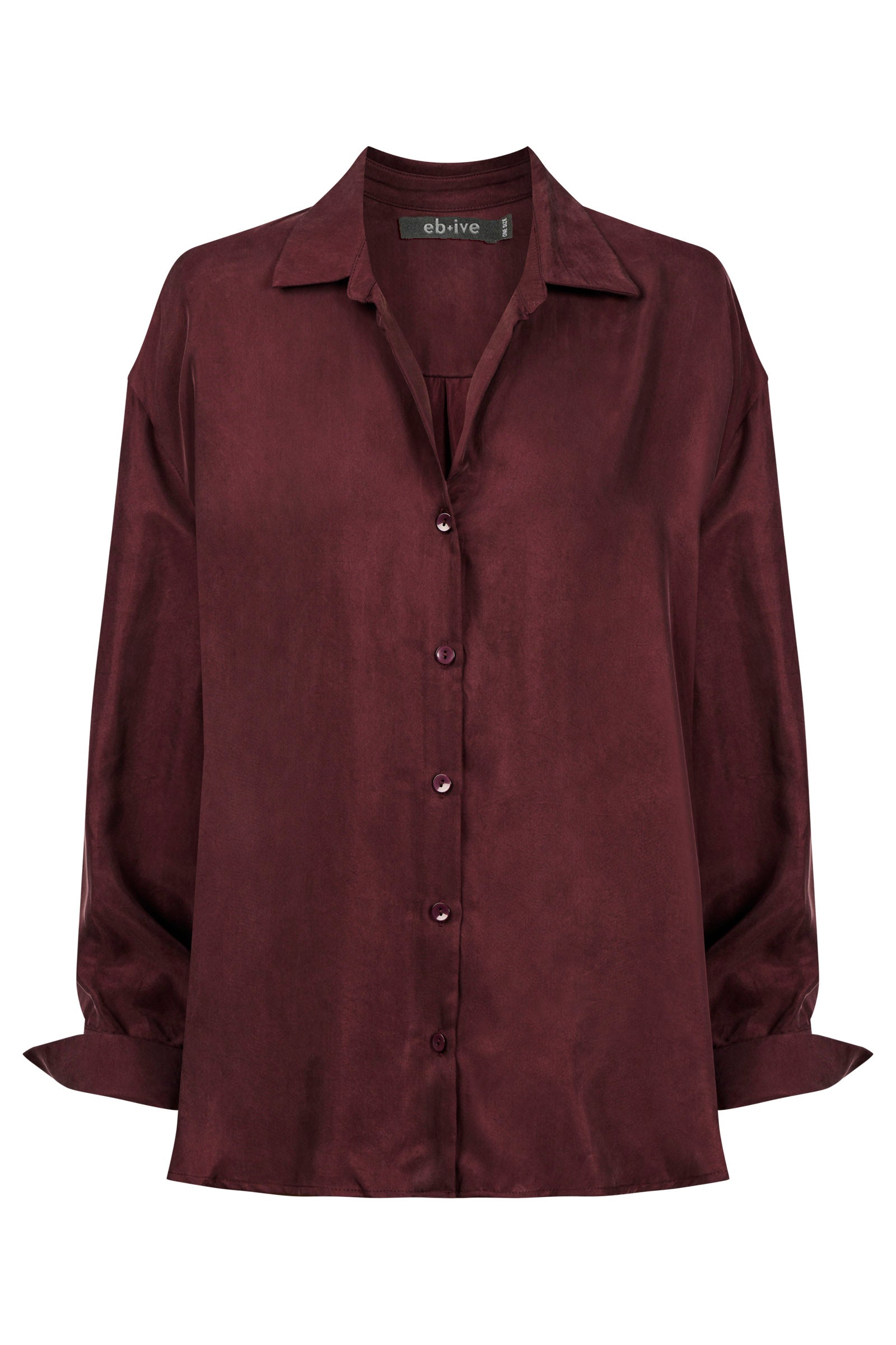 Calista Shirt - Mahogany