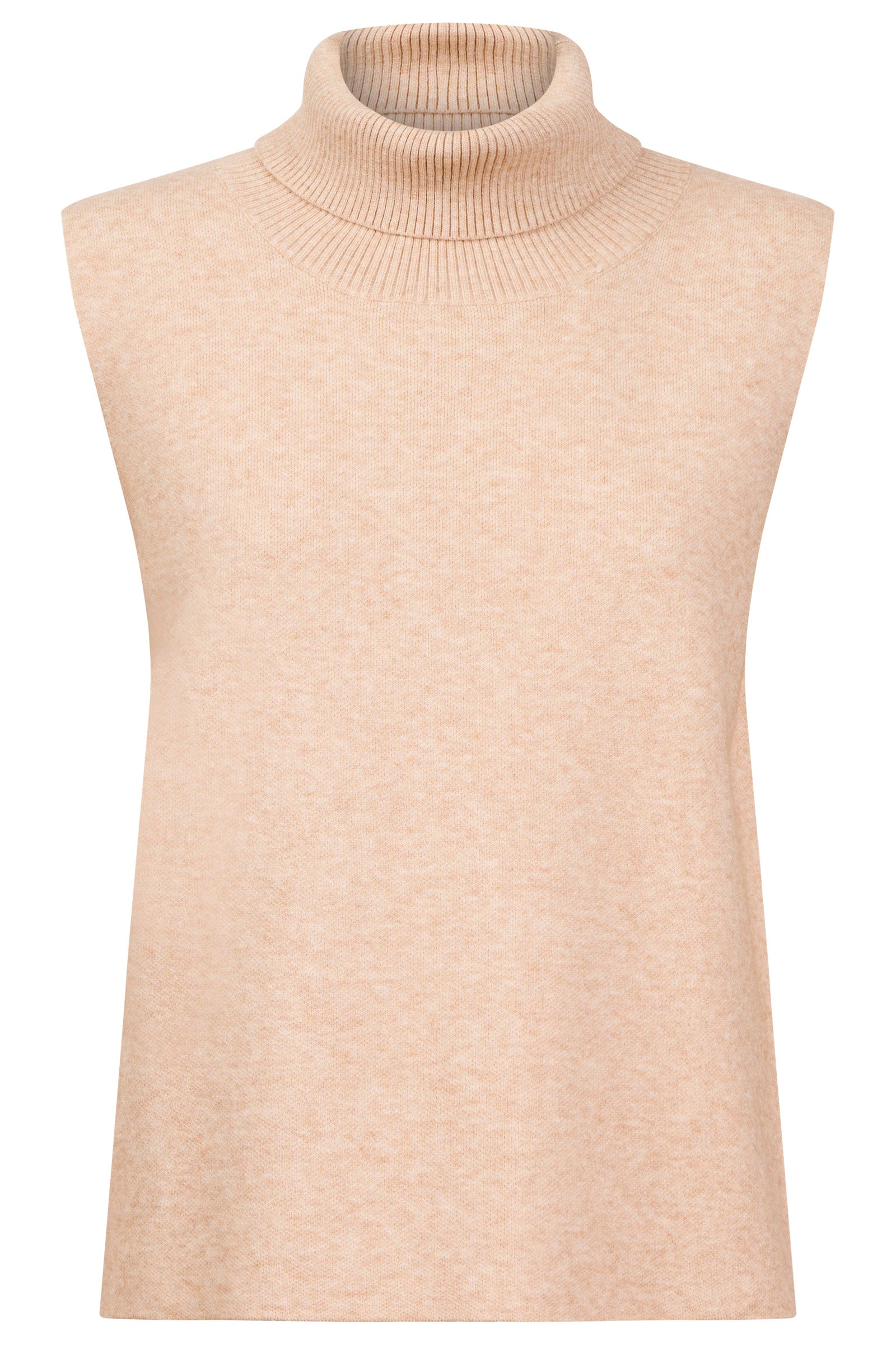 Zala Knit Vest - Bisque