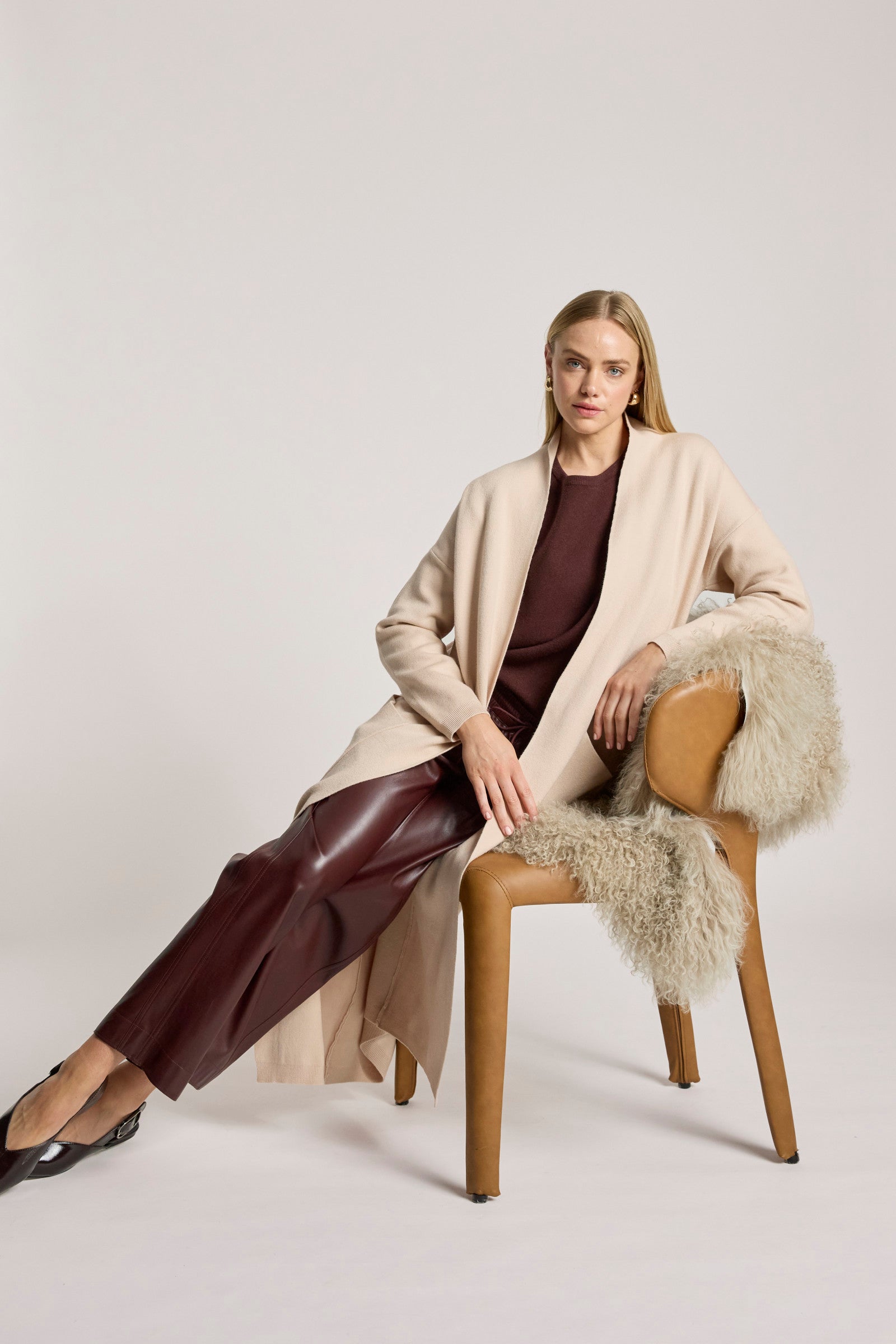 Zala Cardigan - Bisque