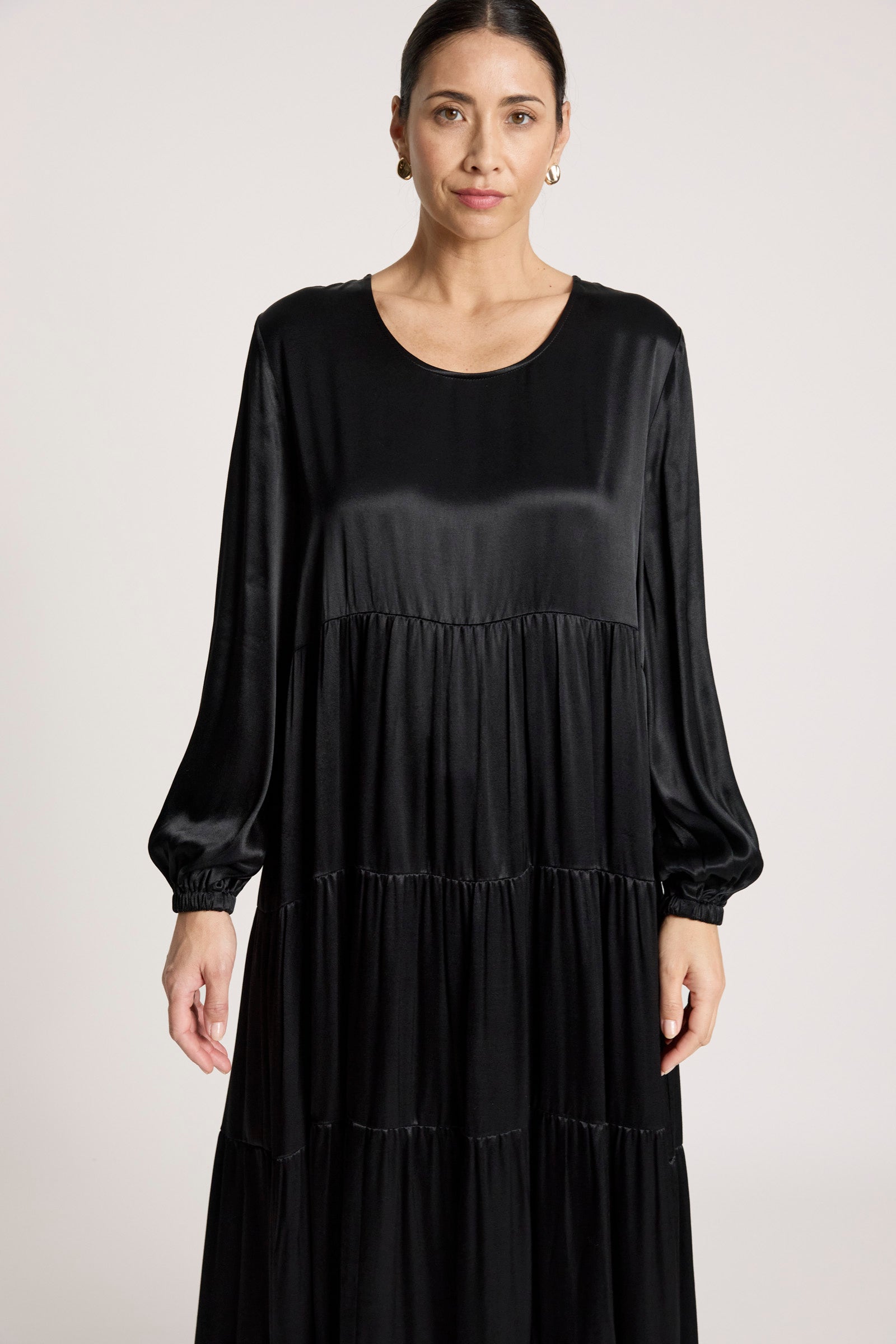 San Tiered Dress - Black