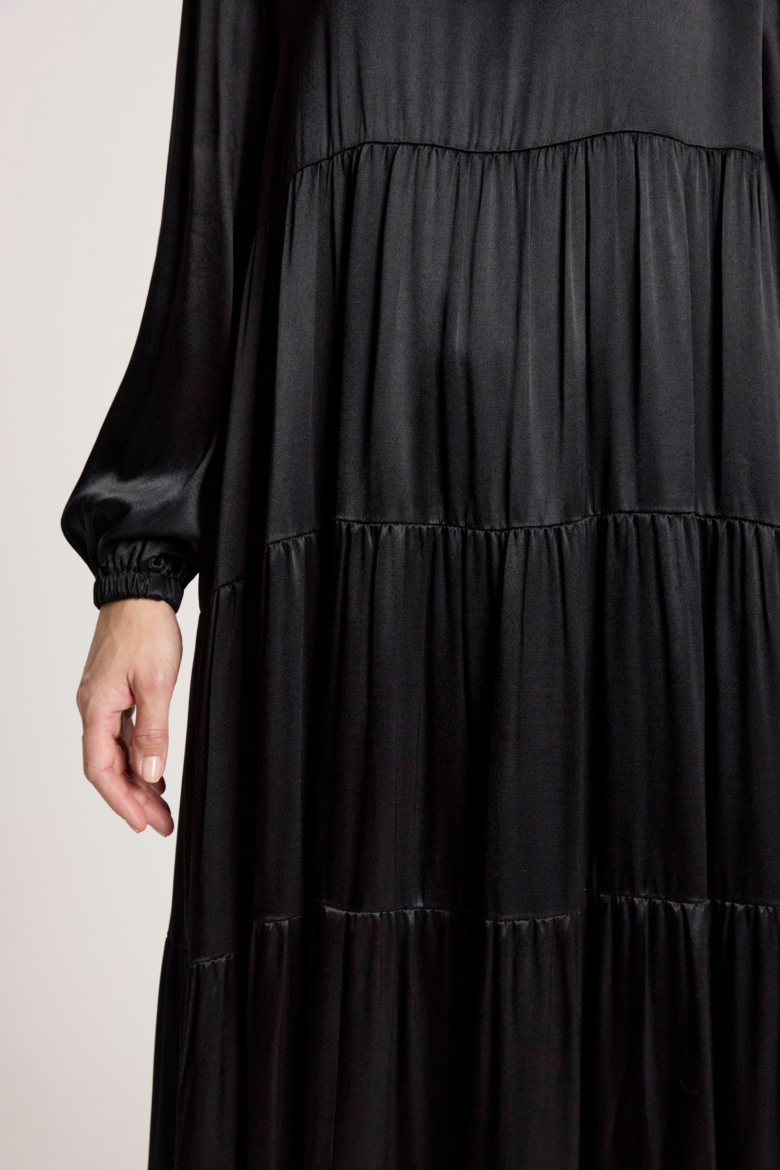 San Tiered Dress - Black