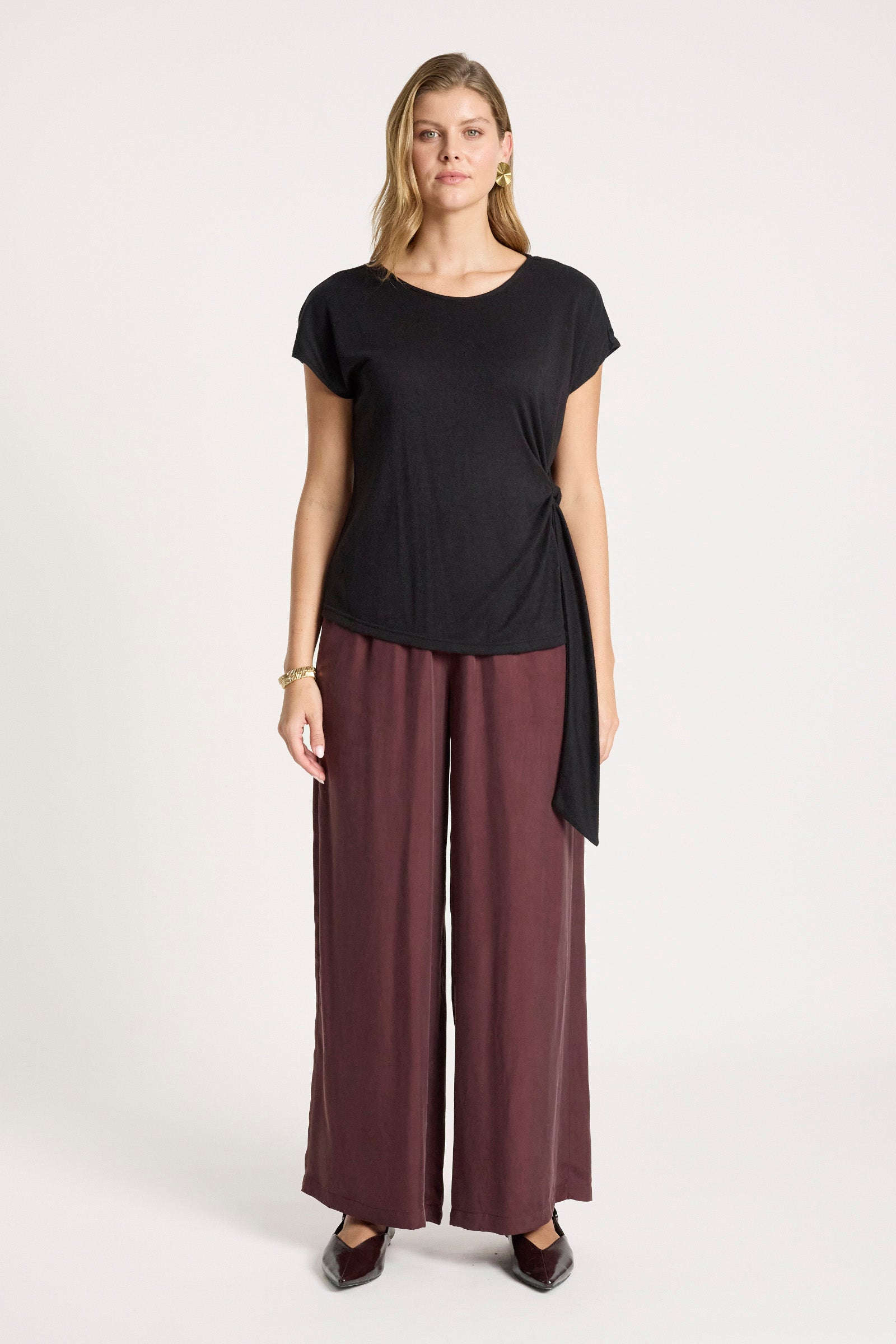 Aria Tie Top - Black