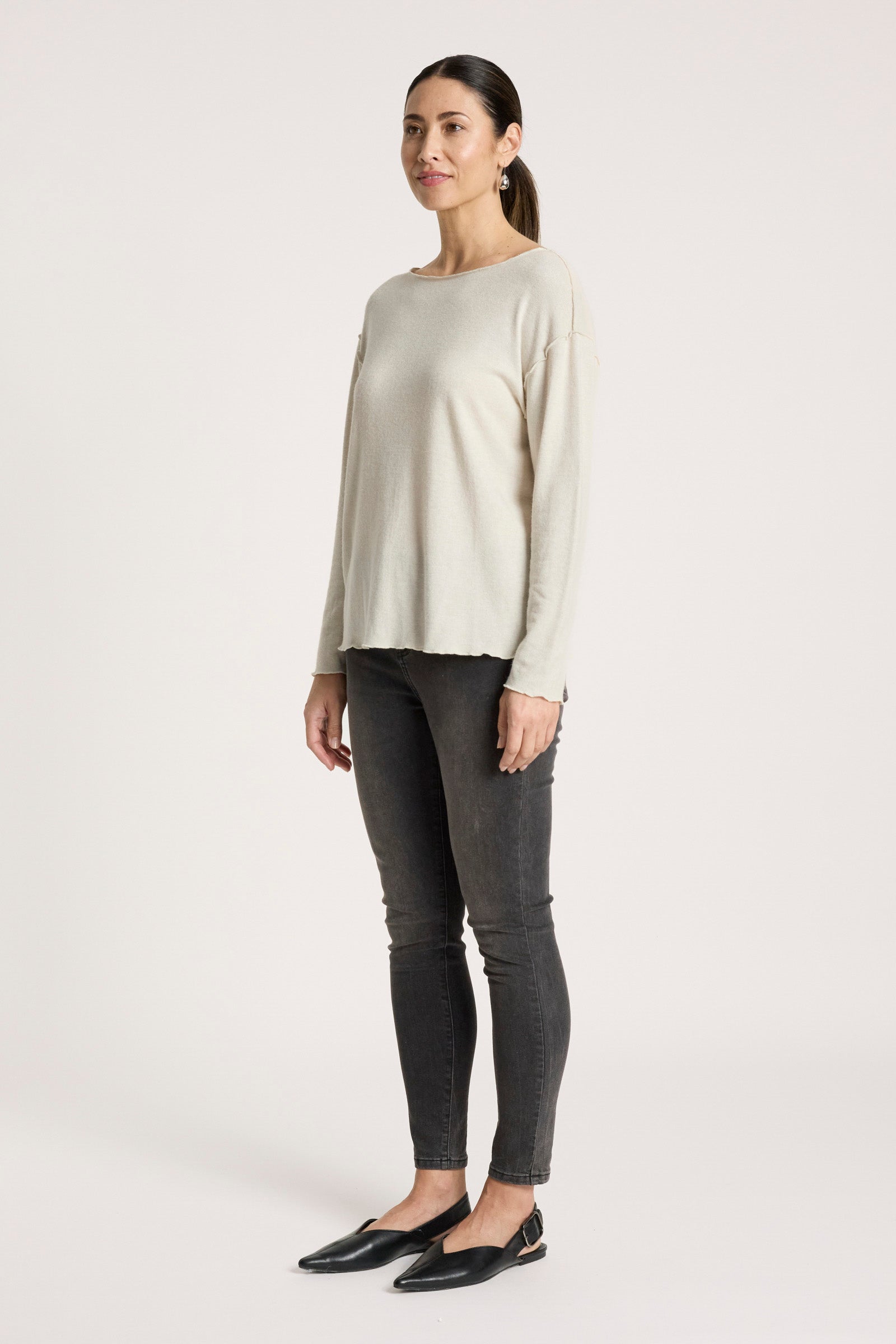 Aria Long Sleeve Top - Dune