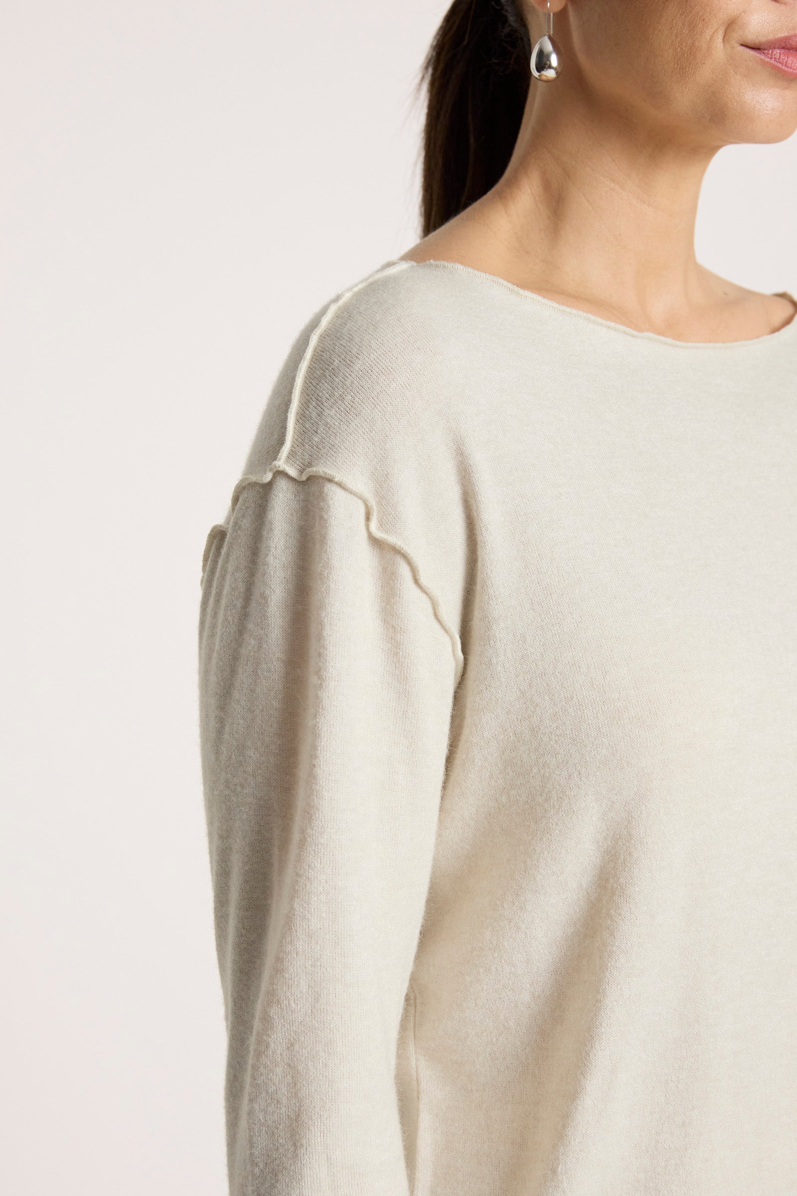 Aria Long Sleeve Top - Dune