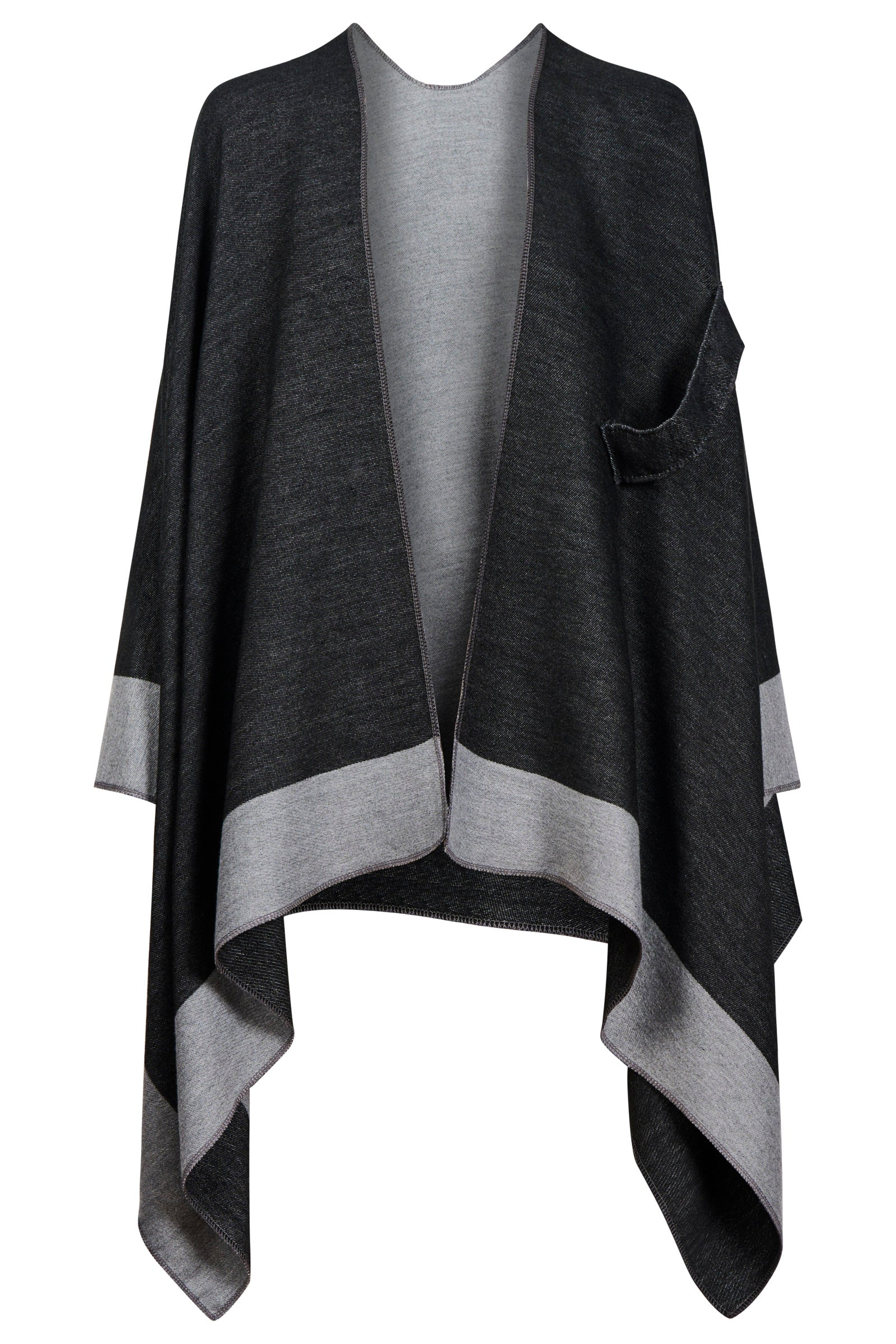 Ayla Cape - Char/Grey