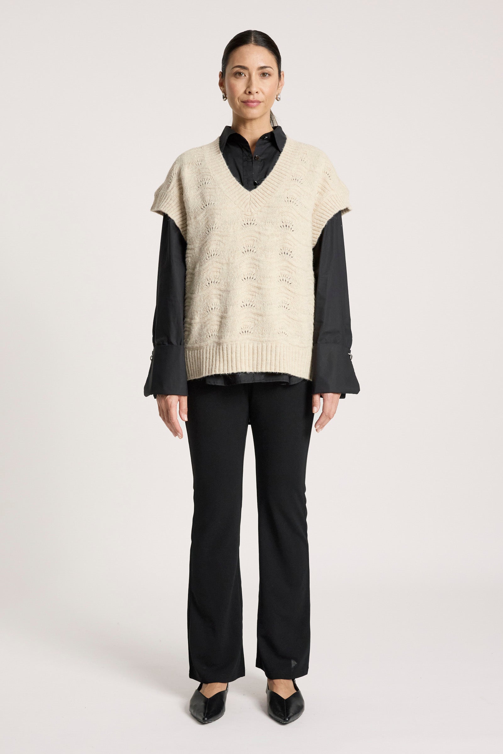 Orin Knit Vest - Dune