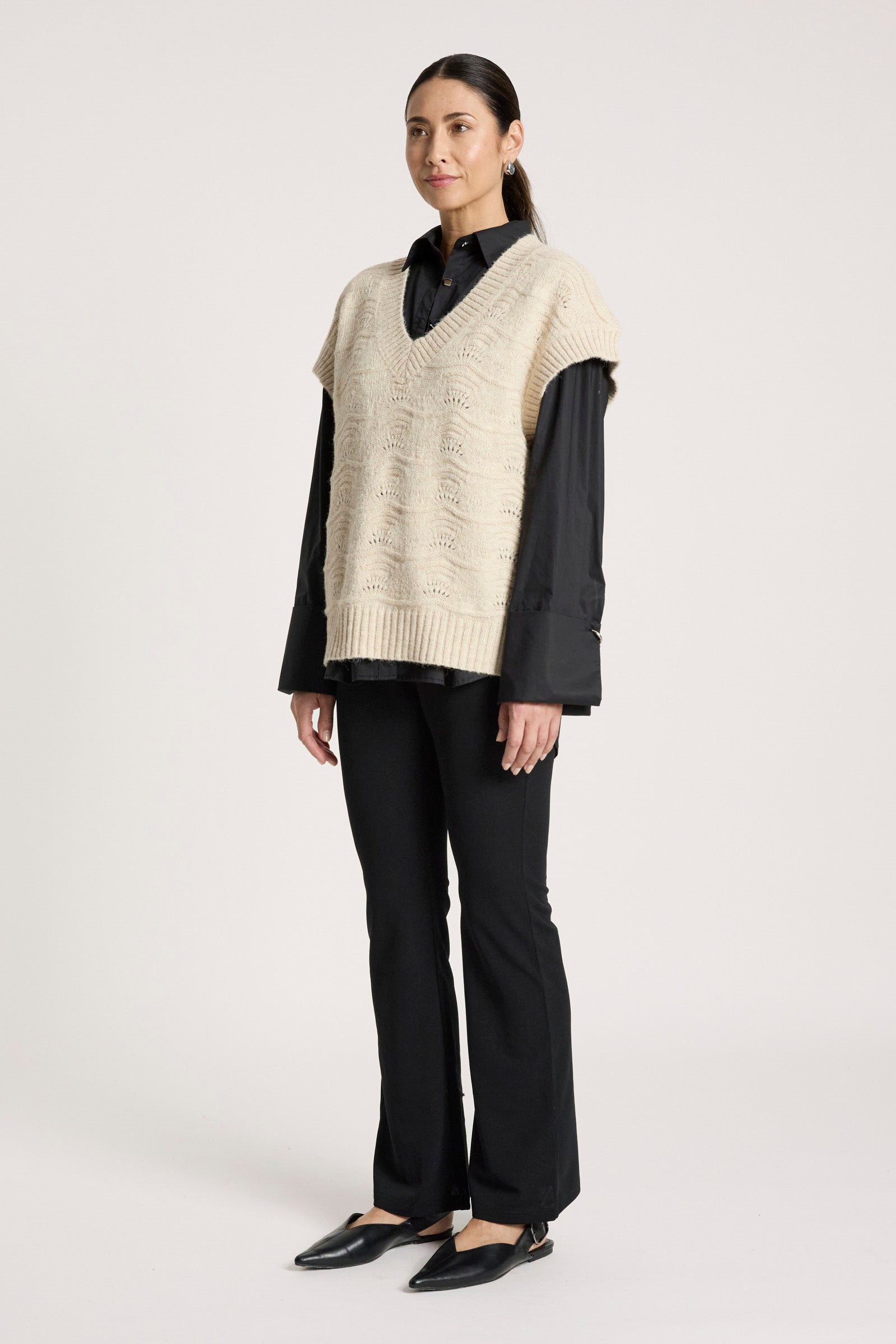 Orin Knit Vest - Dune