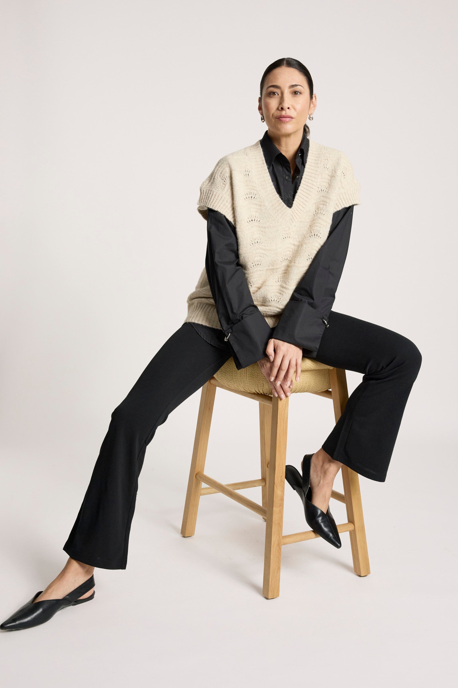 Orin Knit Vest - Dune