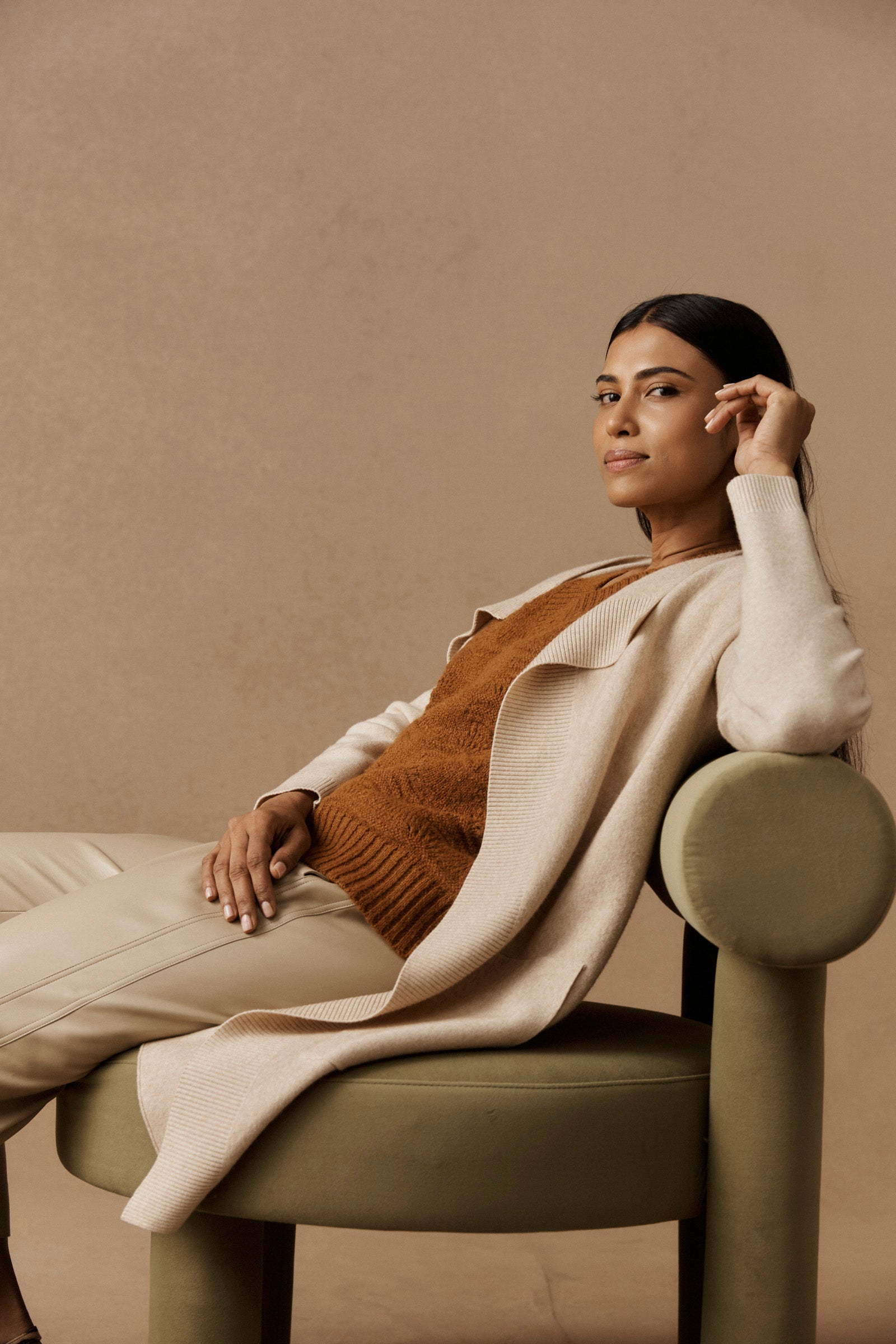 Samira Cardigan - Bisque