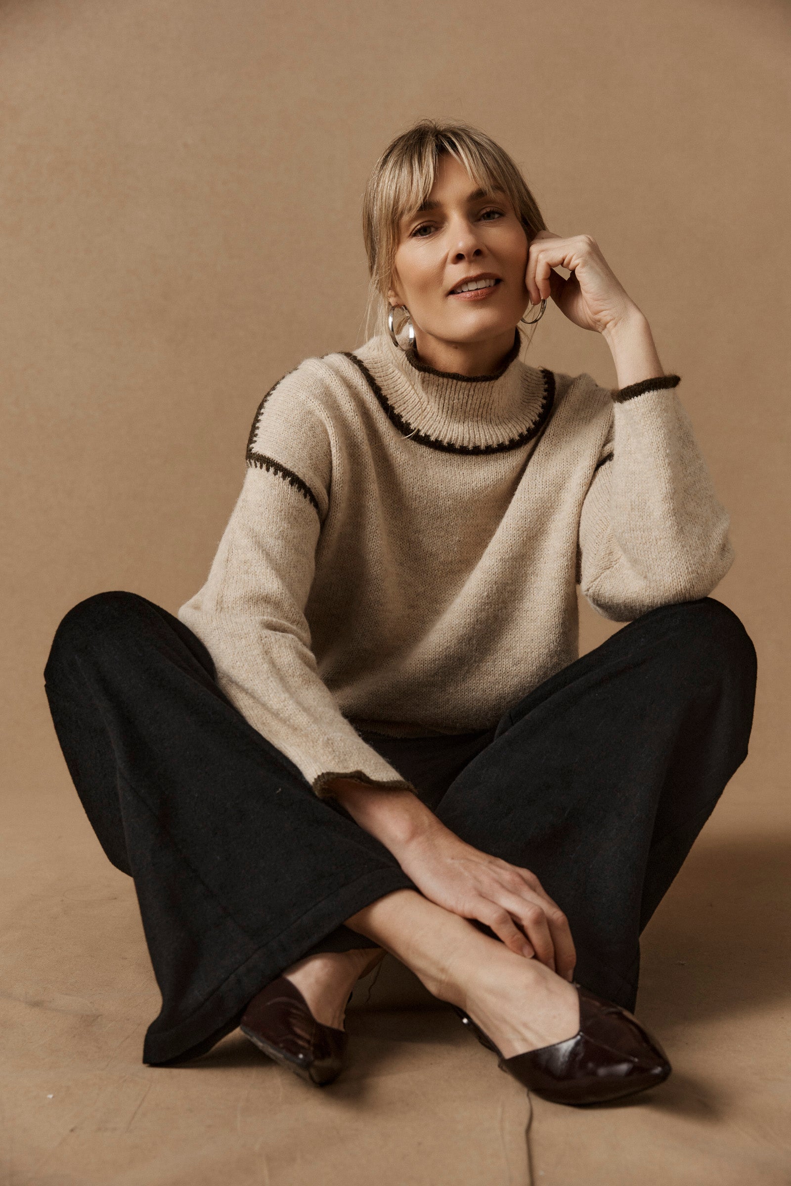 Orin Jumper - Dune/Olive