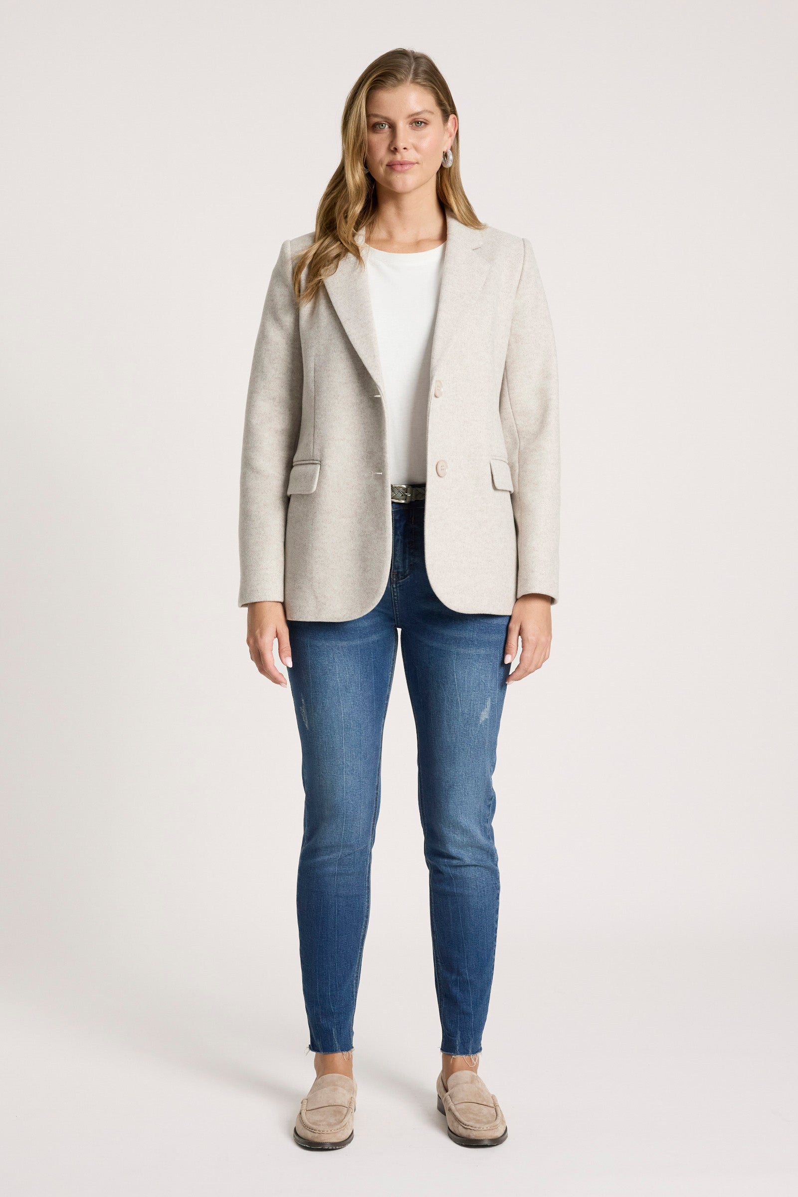 Sable Blazer - Bisque