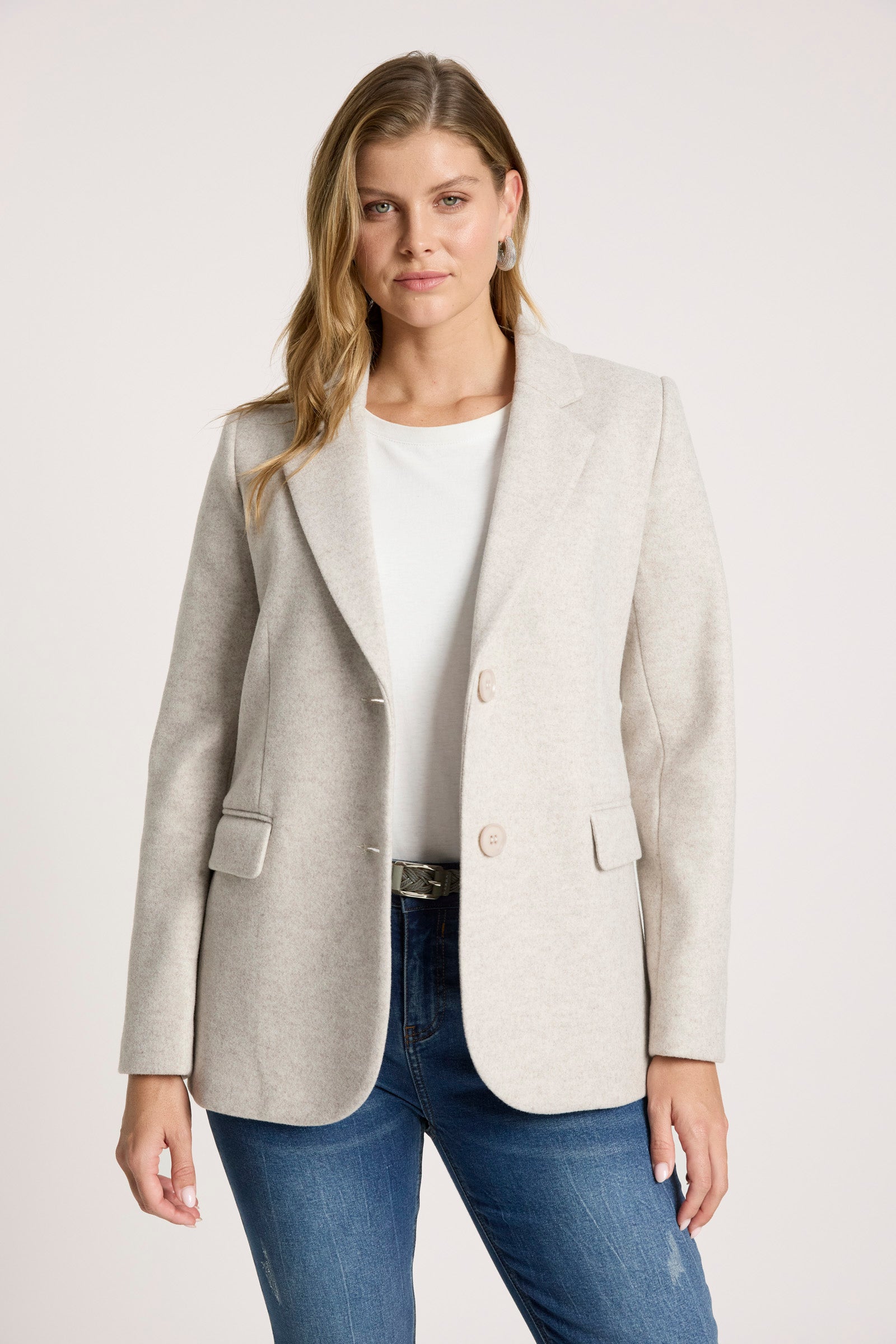 Sable Blazer - Bisque
