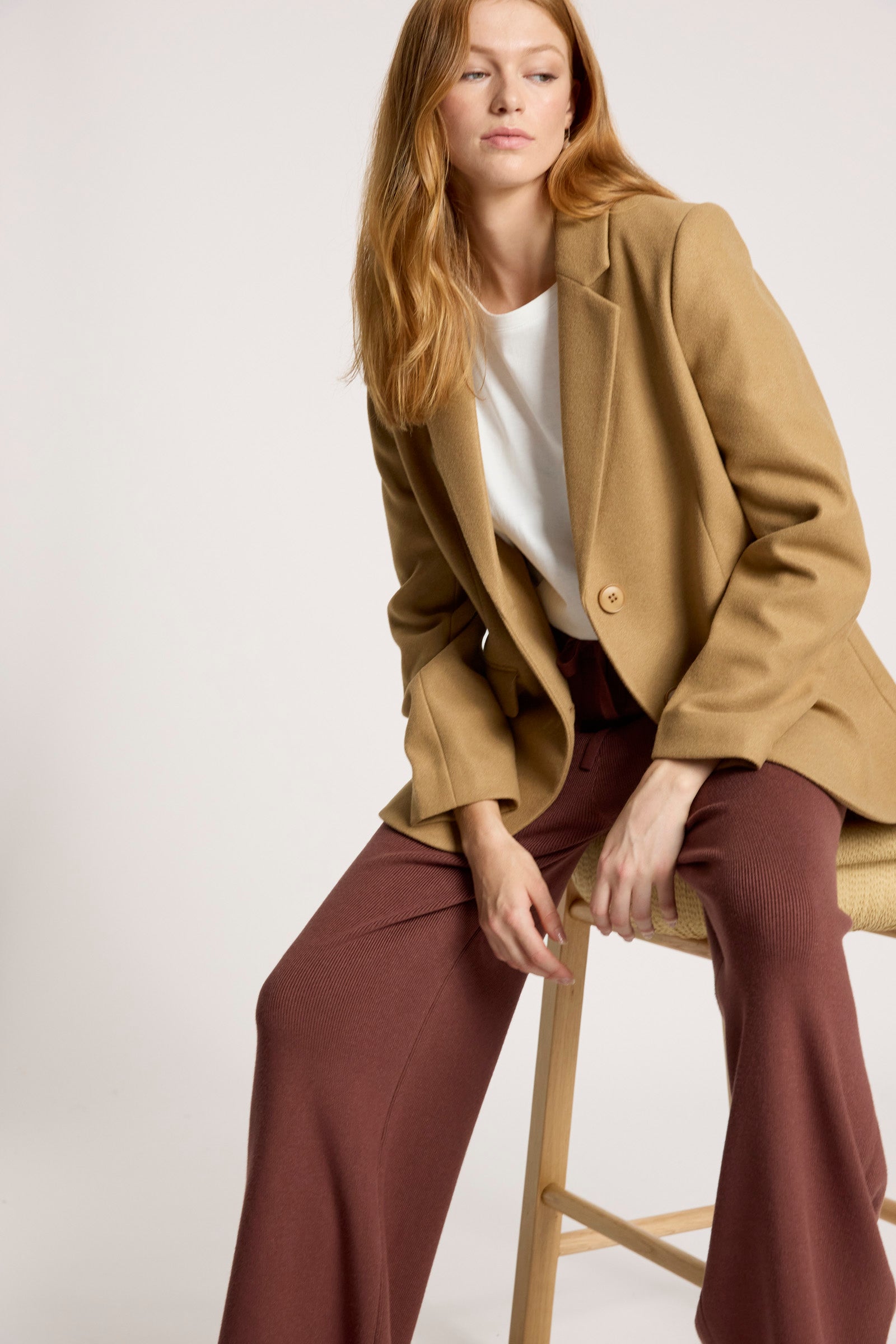 Sable Blazer - Mocha