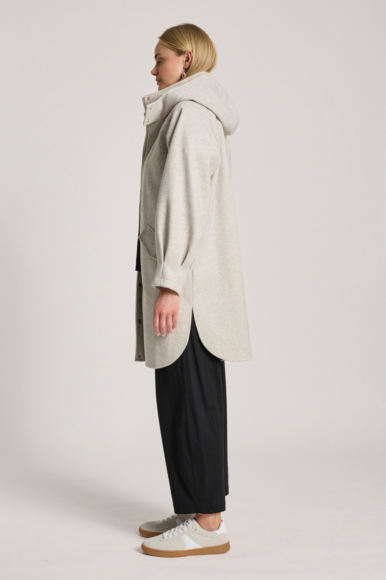 Sable Hood Jacket - Bisque