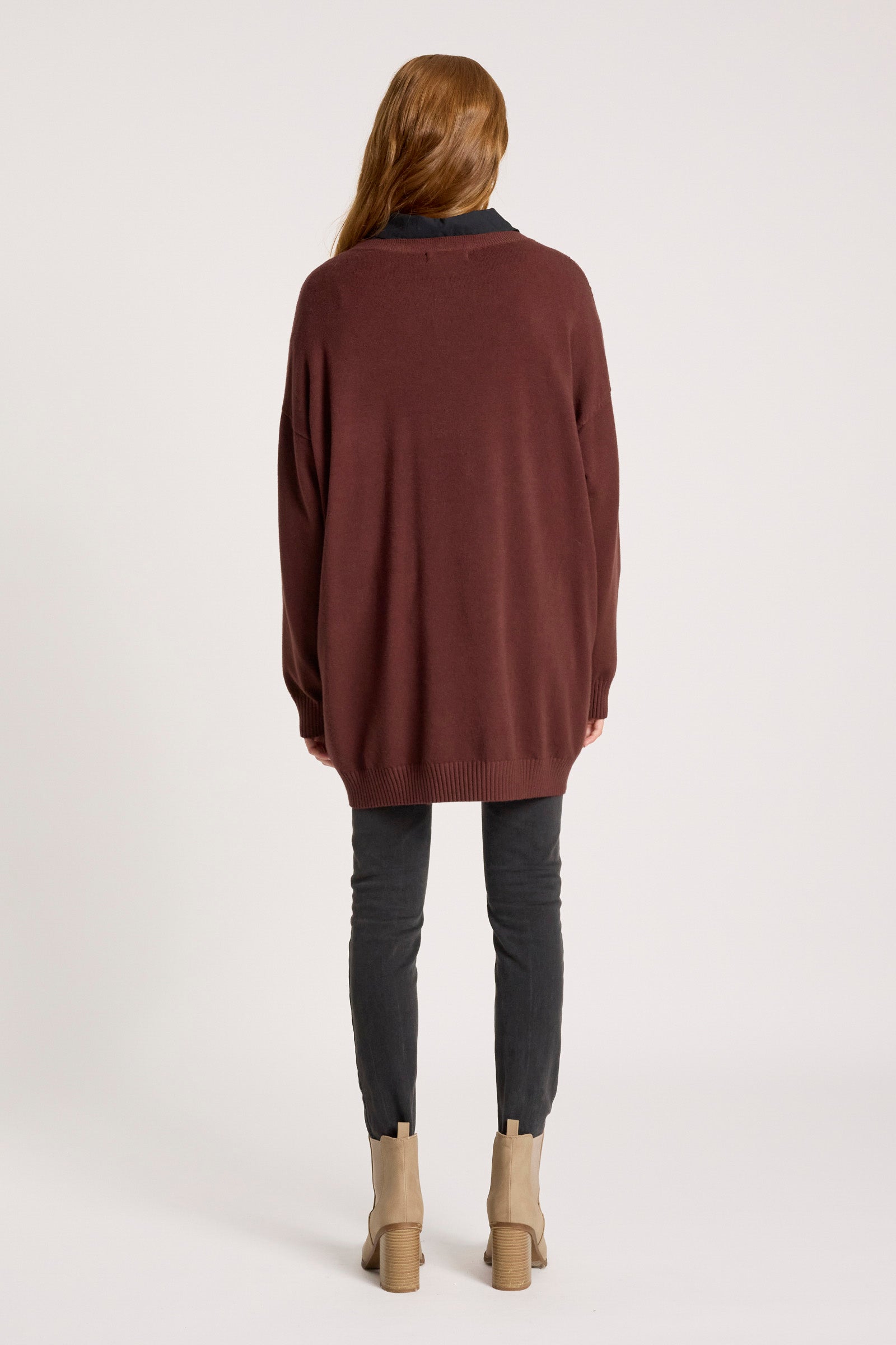 Samira Relaxed Knit - Mahogany