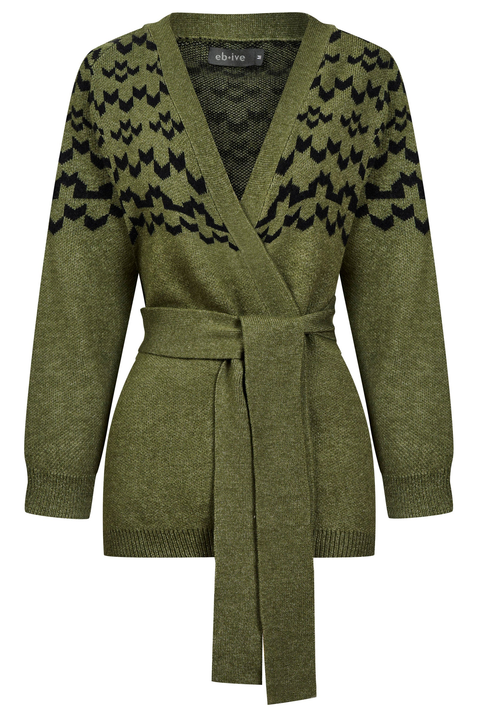 Maasai Cardigan - Pampas/Black