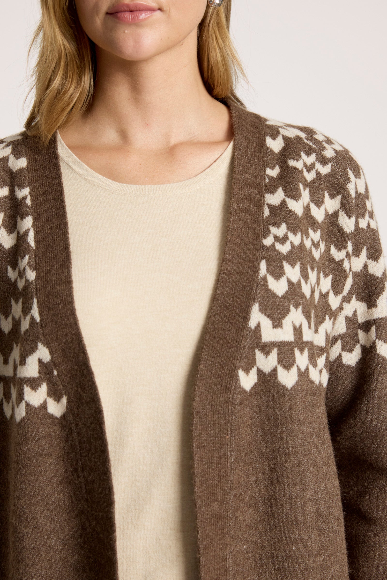 Maasai Cardigan - Cocoa/Dune