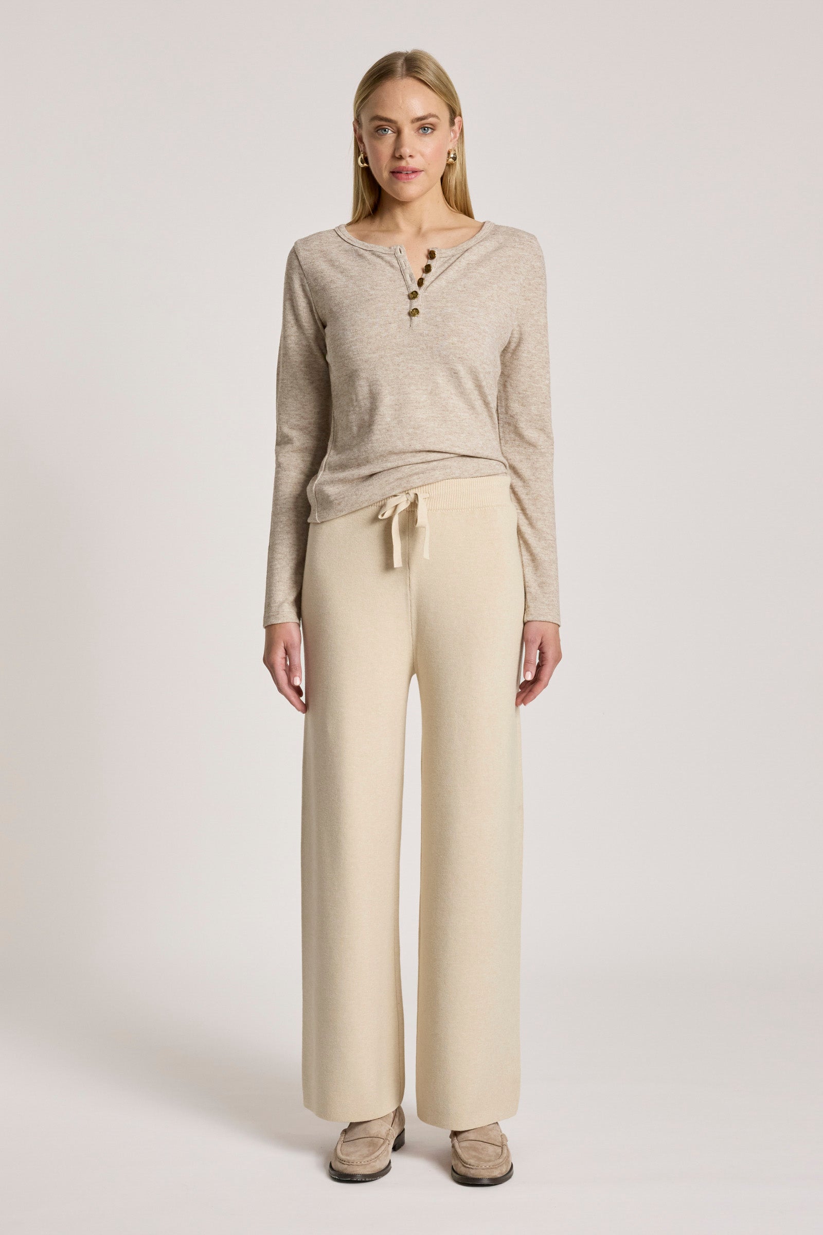 Samira Knit Pant - Bisque