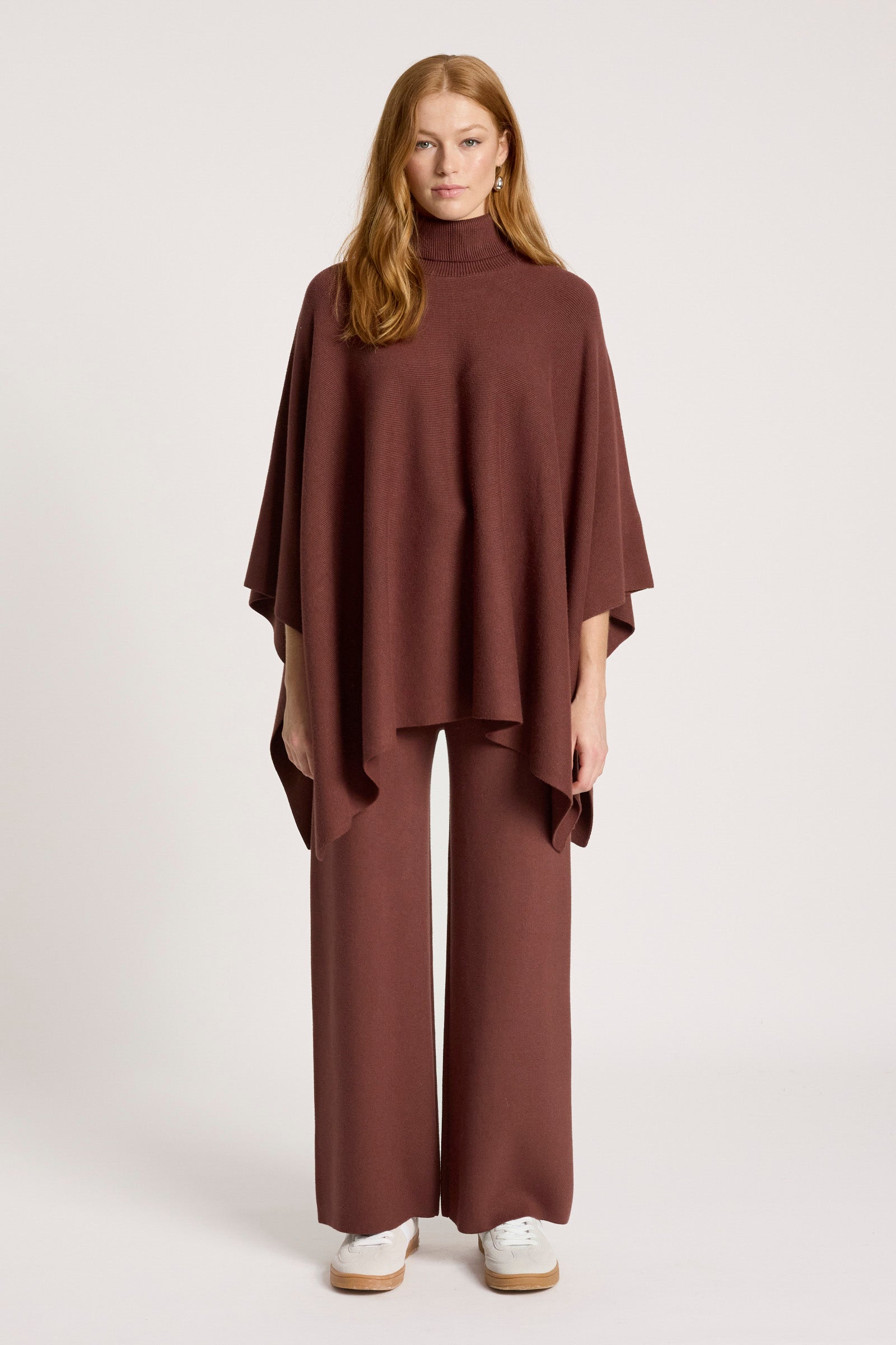 Samira Poncho - Mahogany
