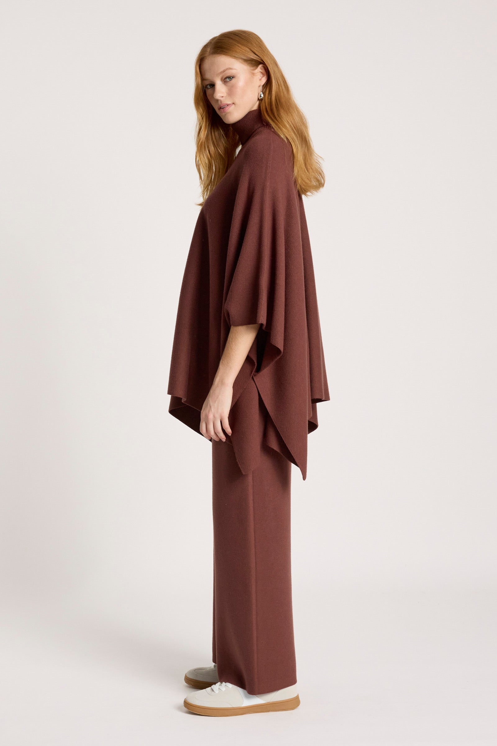 Samira Poncho - Mahogany