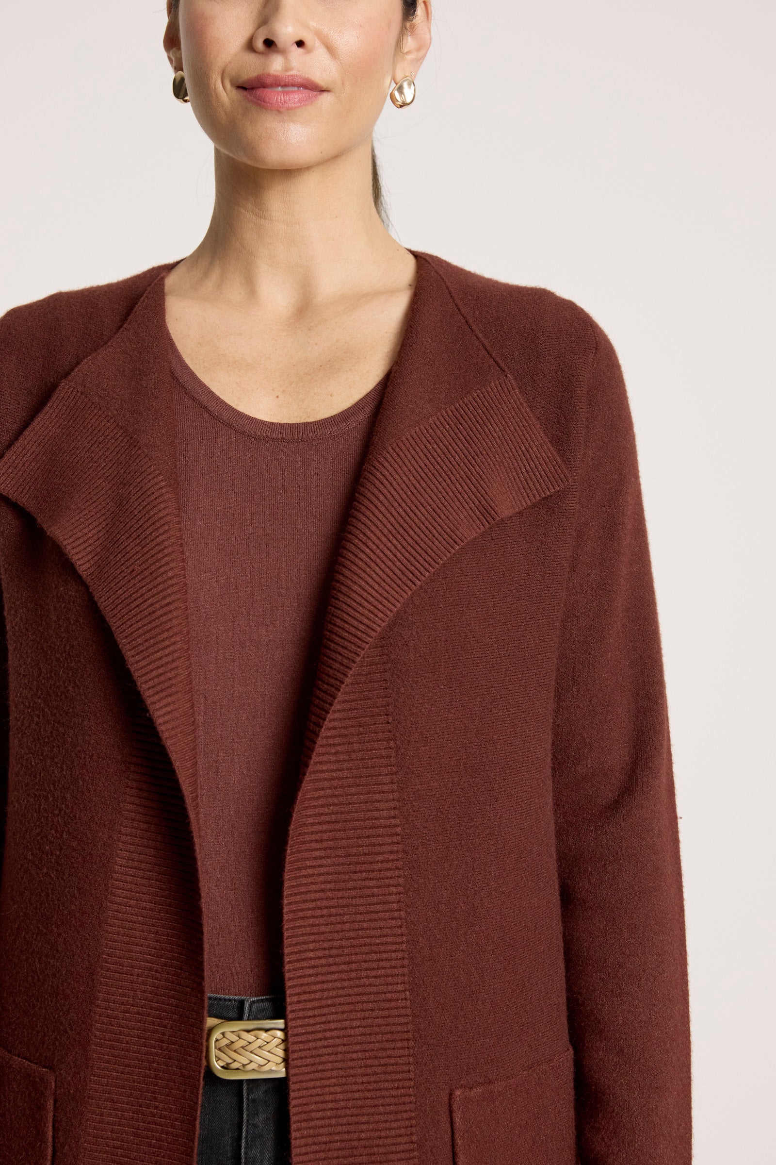Samira Cardigan - Mahogany